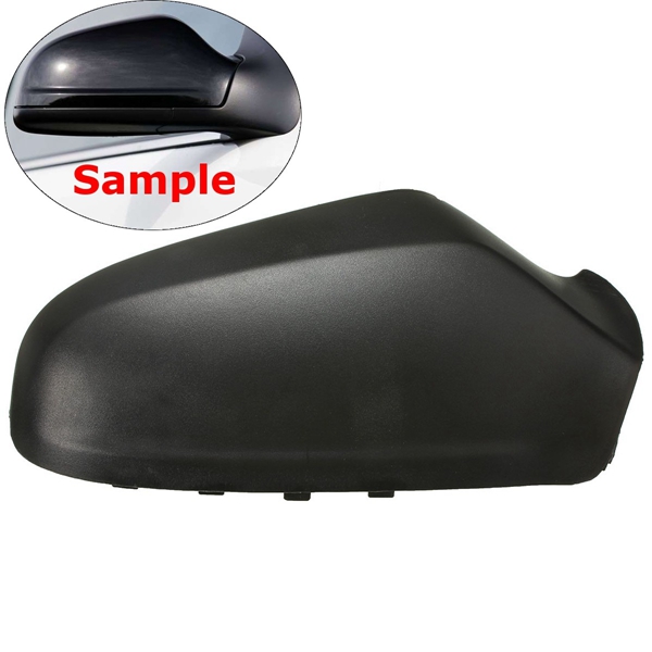 Door-Wing-Mirror-Right-Side-Cover-Casing-Cap-Black-for-VAUXHALL-ASTRA-H-04-09-1000581