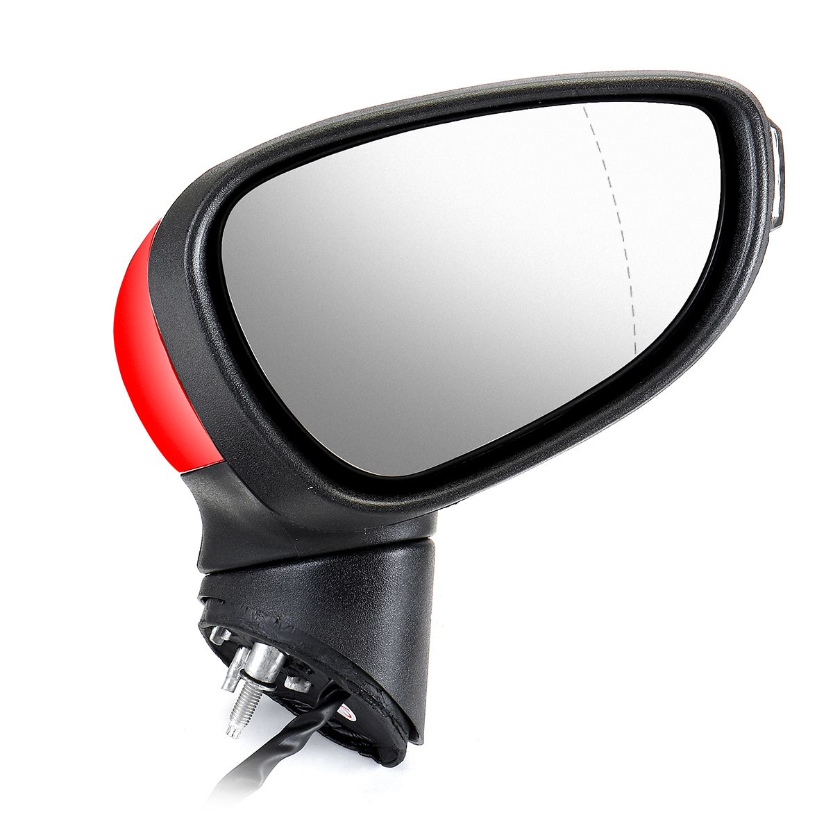 Electric-Wing-Door-Mirror-Painted-Red-Right-Driver-For-Ford-Fiesta-Mk7-2008-2012-1769230