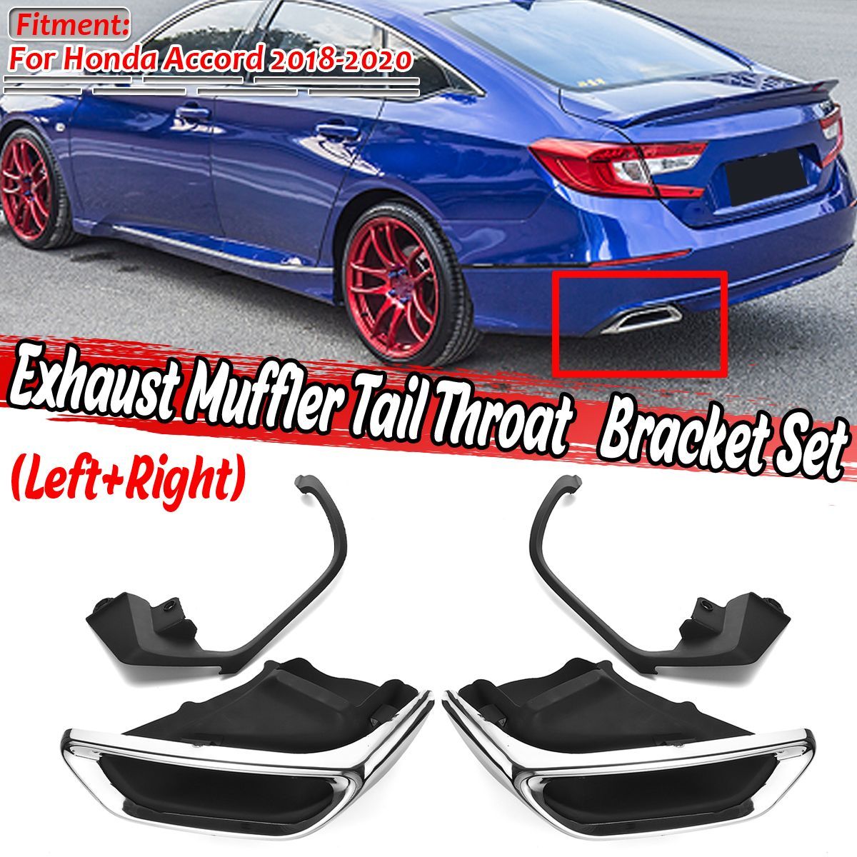 Exhaust-Muffler-Tail-Pipe-Tip-Tailpipe-Modified-Upgrade-For-Honda-Accord-2018-20-1705649