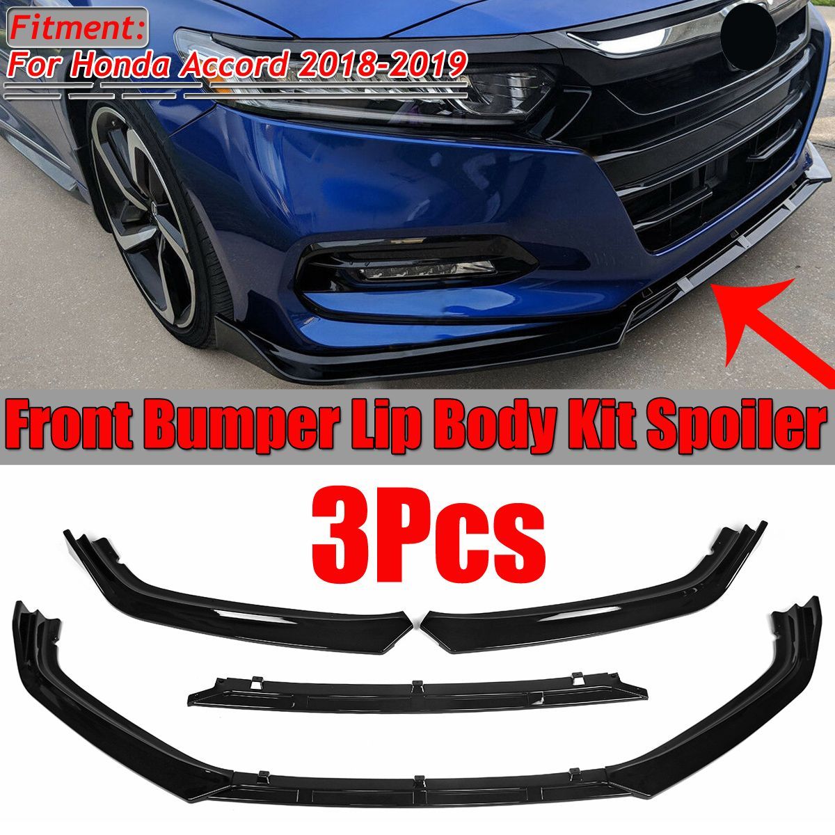 Front-Bumper-Lip-Spoiler-Splitters-Trim-3PCS-For-Honda-Accord-10TH-Sport-2018-2020-1746135