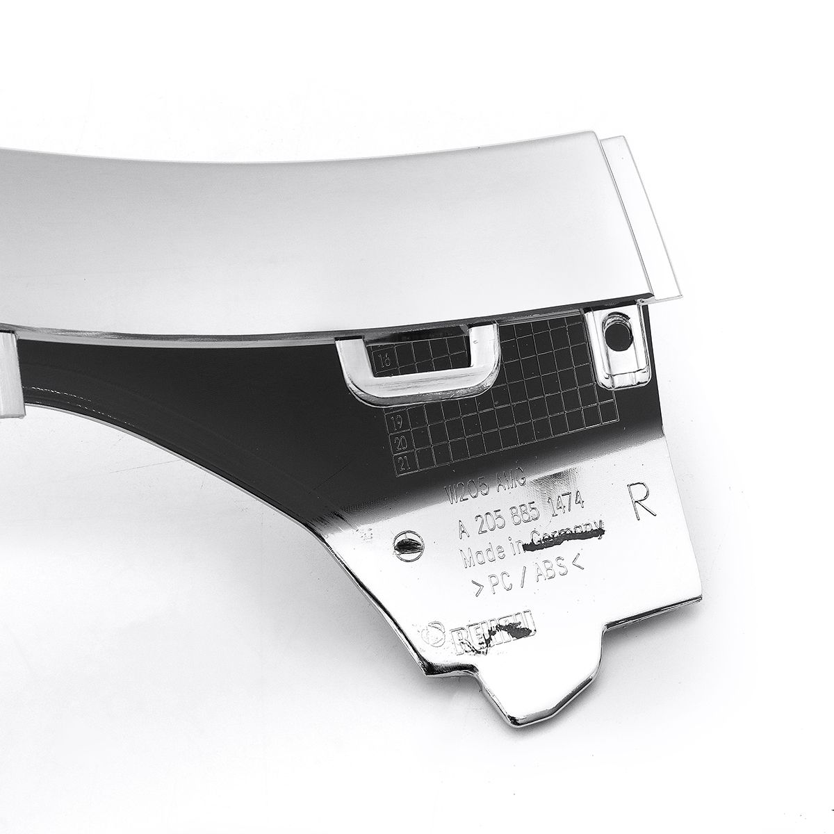 Front-Bumper-Right-Side-Lower-Chrome-Lid-Trim-2058851474-For-Mercedes-W205-C-Class-AMG-1716262