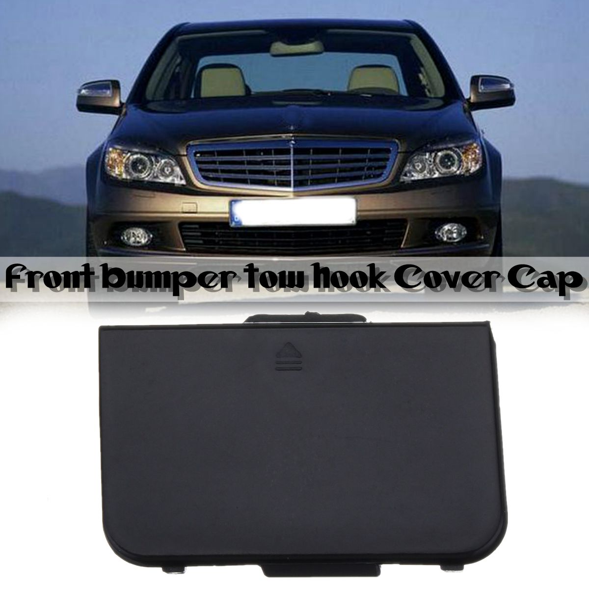 Front-Bumper-Tow-Hook-Cover-Cap-2048850124-For-Mercedes-W204-C300-C280-07-11-1214028