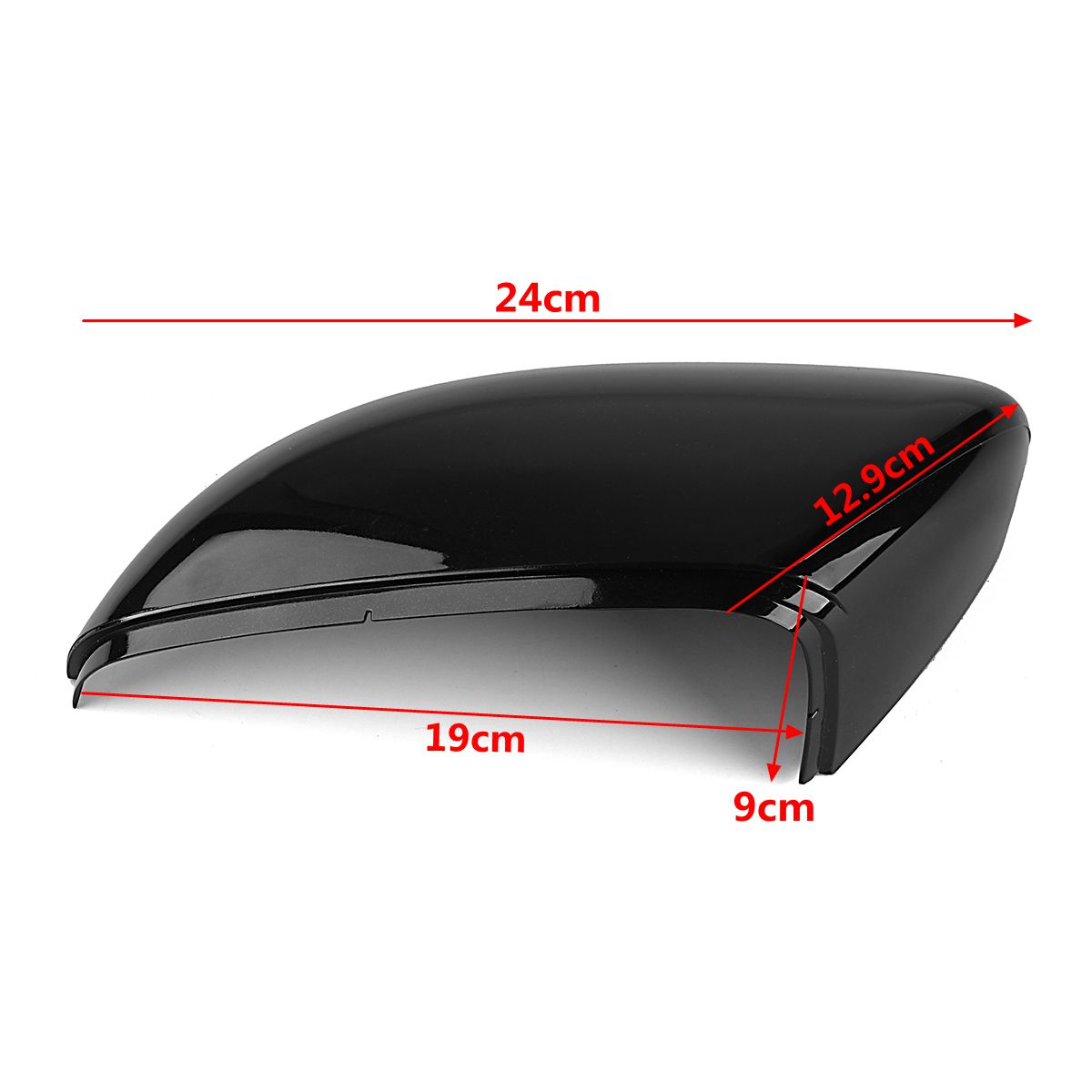 Gloss-Black-LeftRight-Side-Wing-Door-Rearview-Mirror-Cover-Cap-For-VW-Golf-MK6-Touran-1663242