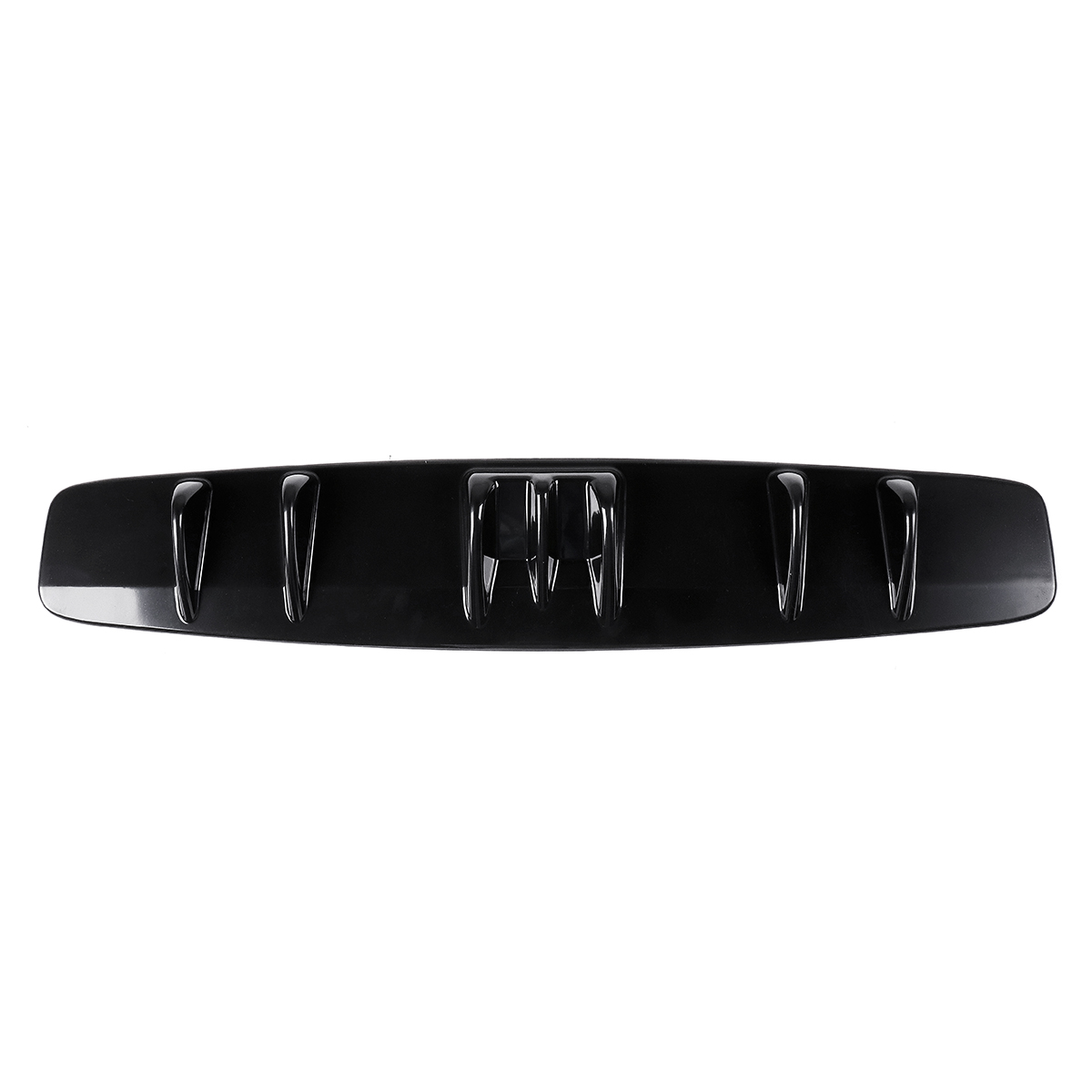 Glossy-Black-Car-ABS-Rear-Style-Curved-Bumper-Protector-Lip-Diffuser-1459899