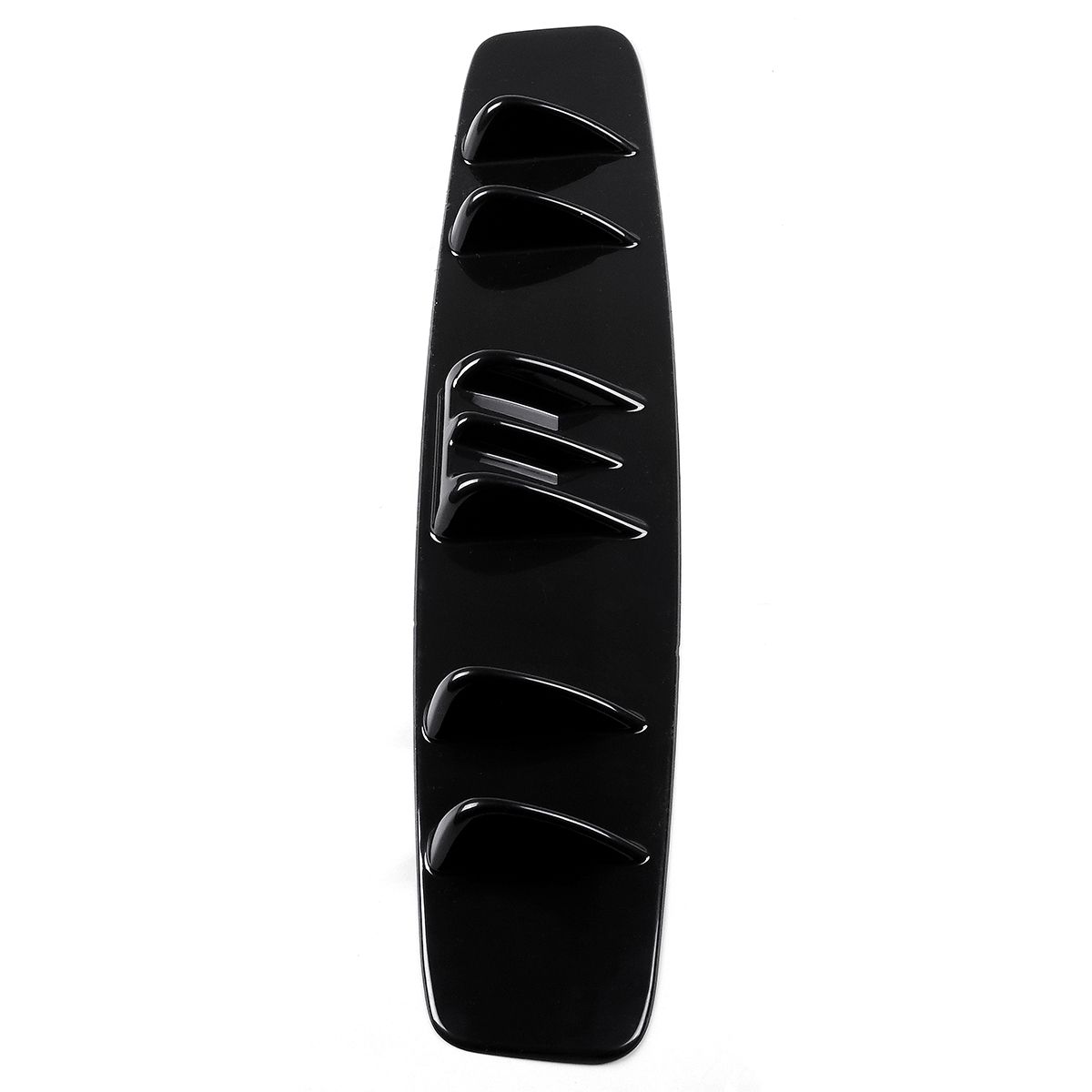 Glossy-Black-Car-ABS-Rear-Style-Curved-Bumper-Protector-Lip-Diffuser-1459899
