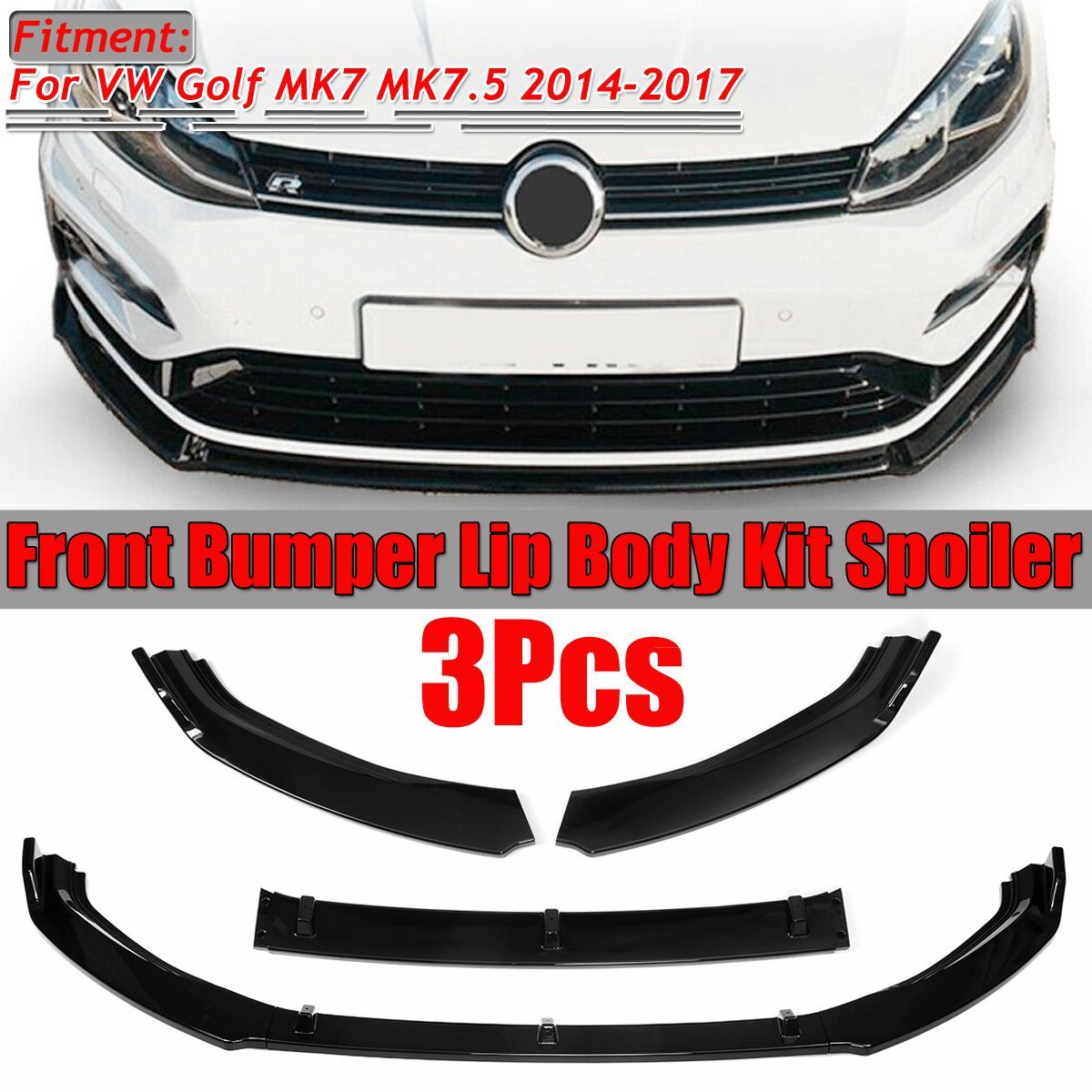 Glossy-Black-Front-Bumper-Lip-Spoiler-Trim-3PCS-For-VW-Golf-MK7-MK75-2014-2017-1673101