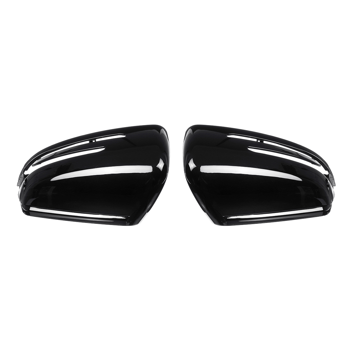 LeftRight-Car-Rearview-Mirror-Cover-Black-For-BENZ-W204-W176-W246-W212-W221-CLS-GLA-CLA-1557234