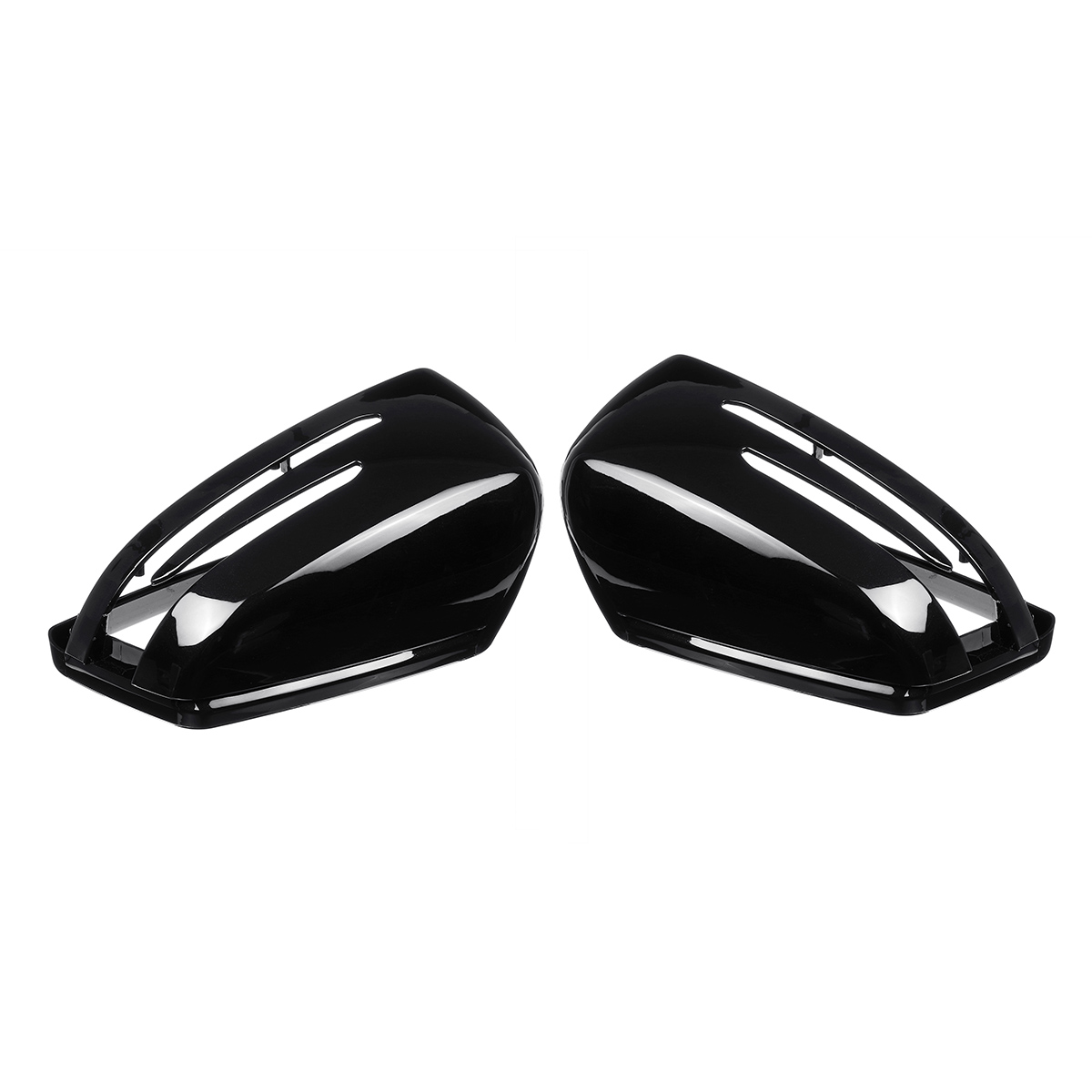 LeftRight-Car-Rearview-Mirror-Cover-Black-For-BENZ-W204-W176-W246-W212-W221-CLS-GLA-CLA-1557234