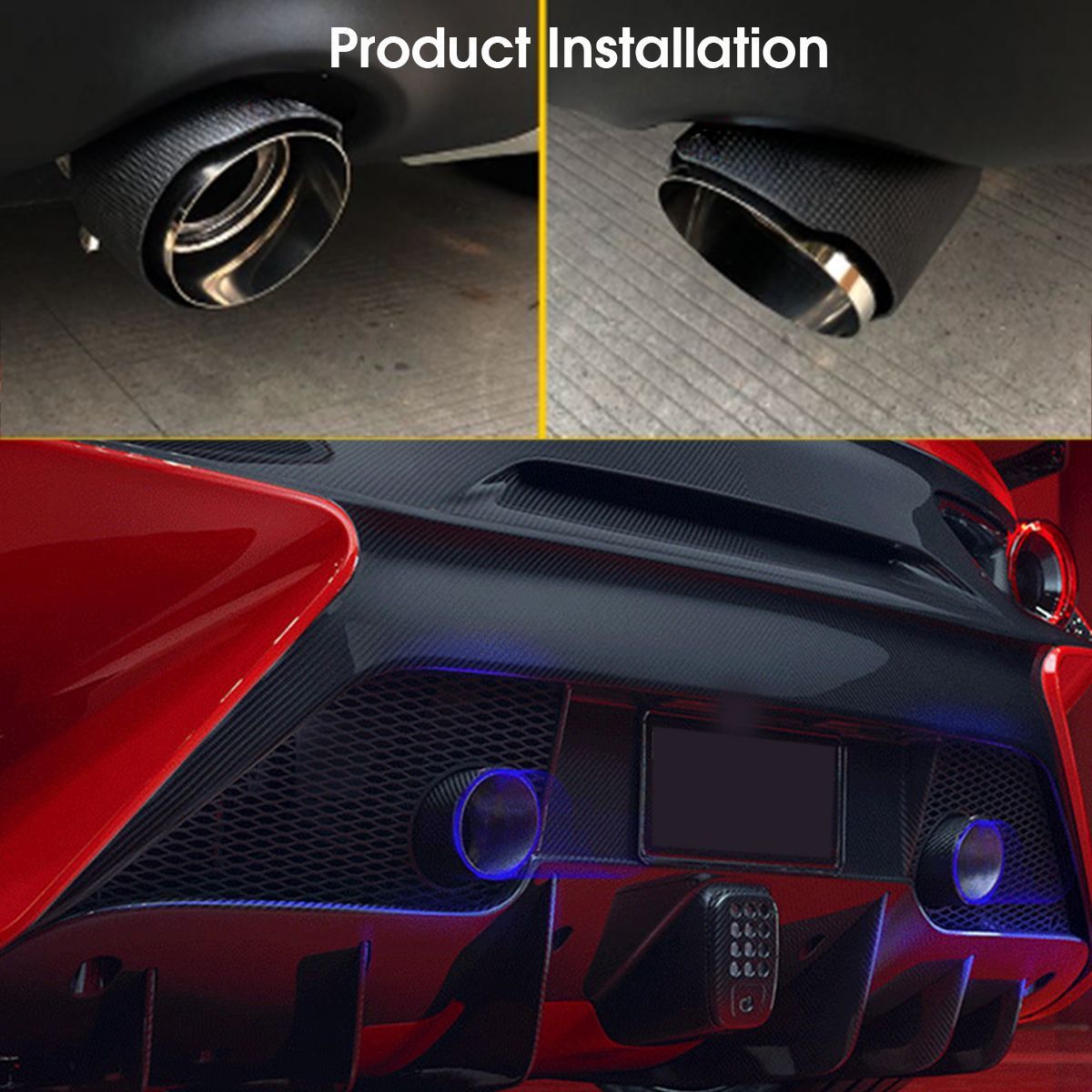 Matte-Carbon-Fiber-Car-Exhaust-Pipe-Tail-Muffler-Tip-LED-Light-63mm-IN-89mm-OUT-1701263