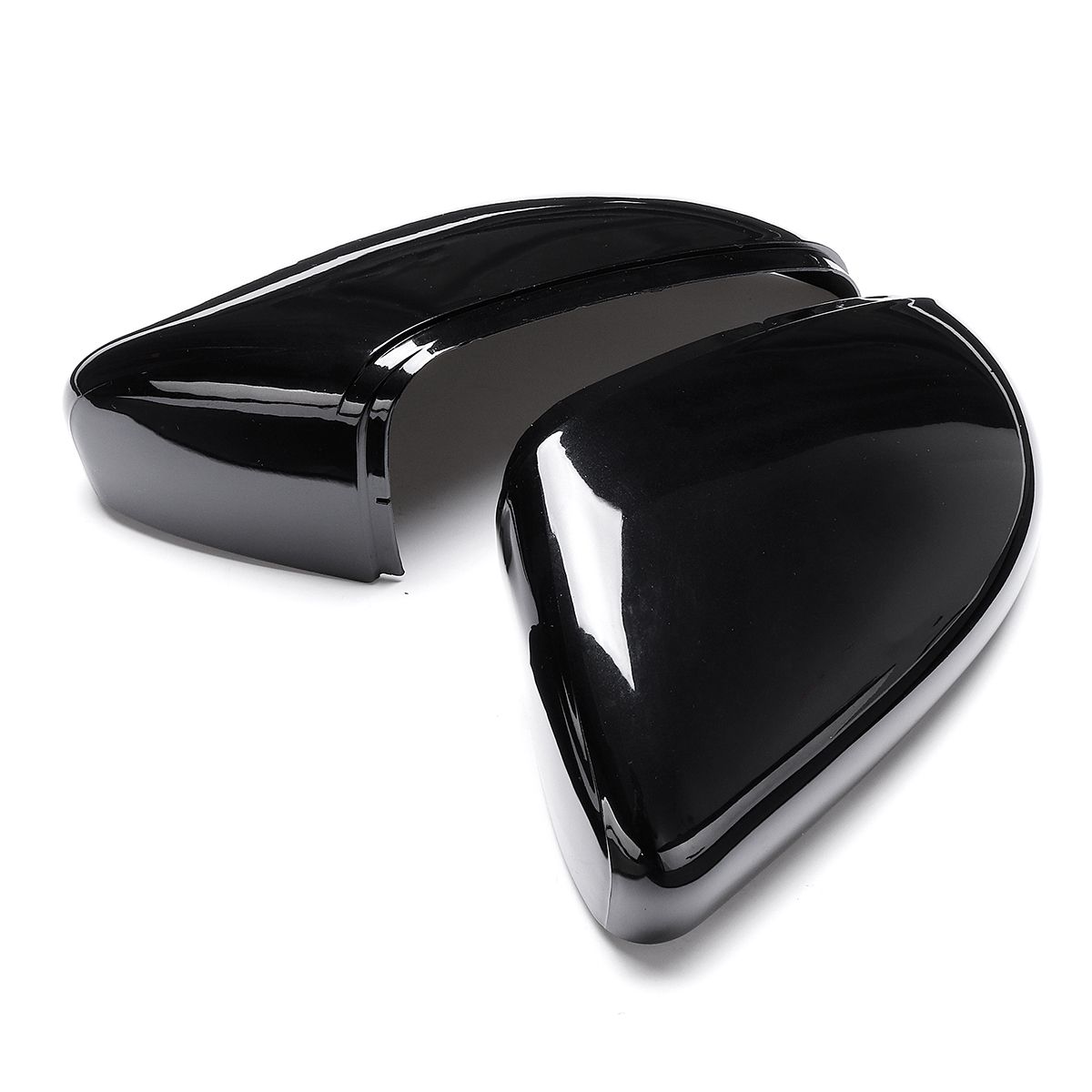 Pair-Front-Wing-Side-Car-Mirror-Cover-Housing-Cap-Black-For-VW-Golf-MK6-Touran-09-15-1396026