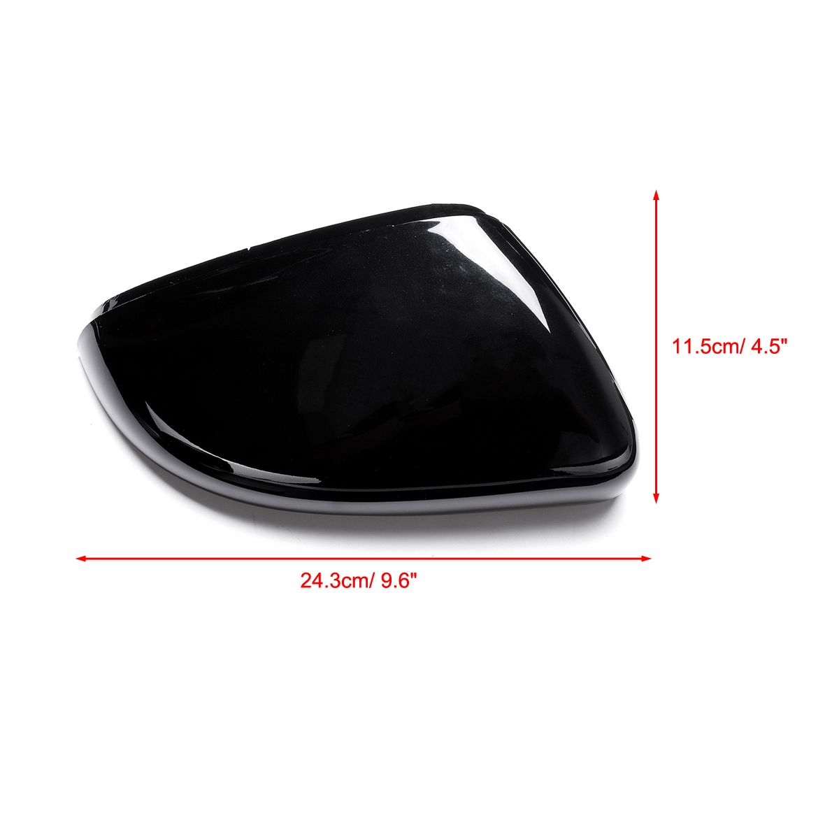 Pair-Front-Wing-Side-Car-Mirror-Cover-Housing-Cap-Black-For-VW-Golf-MK6-Touran-09-15-1396026