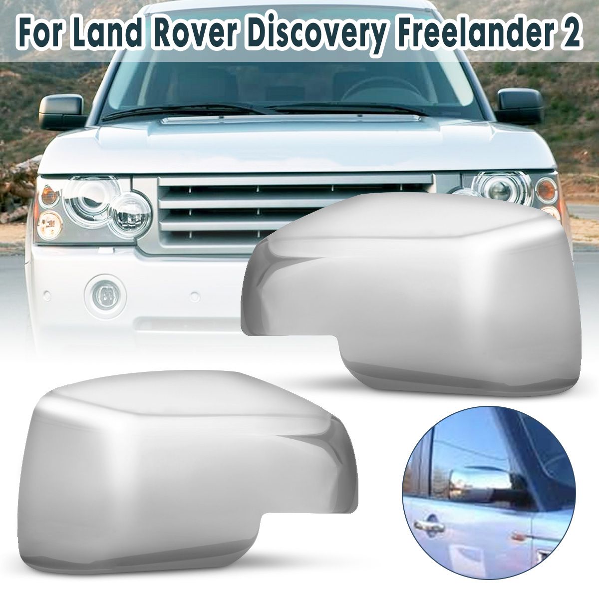 Pair-Full-Chrome-Car-Wing-Side-Mirror-Cover-Caps-For-Land-Rover-Discovery-Freelander-2-1583941
