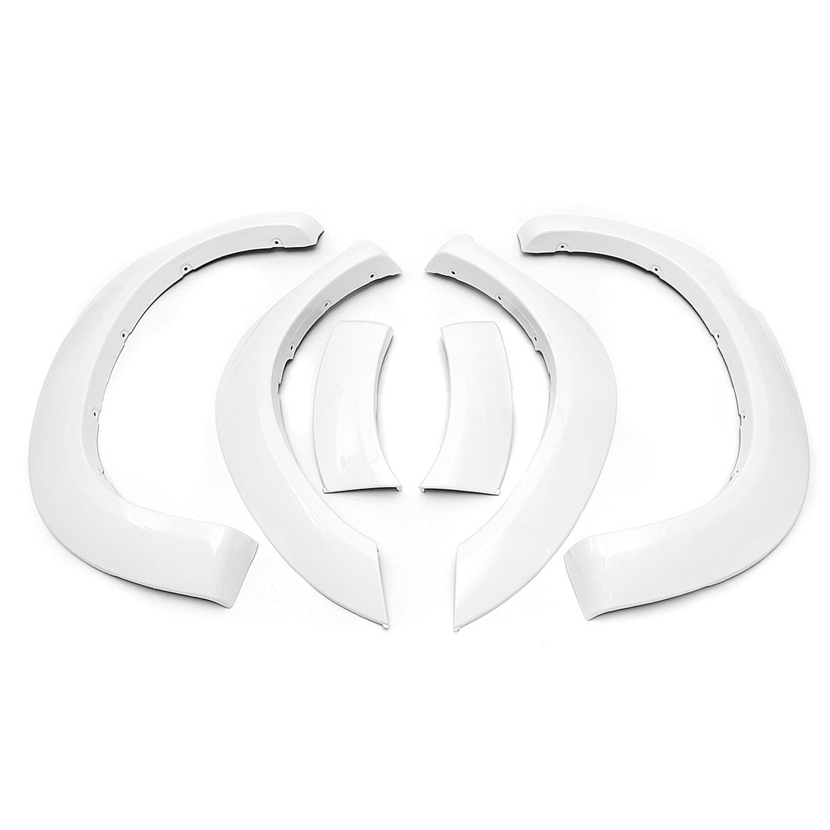 Pair-New-White-Front-Wheel-Fender-Flares-For-Toyota-Hilux-2005-2011-1486018