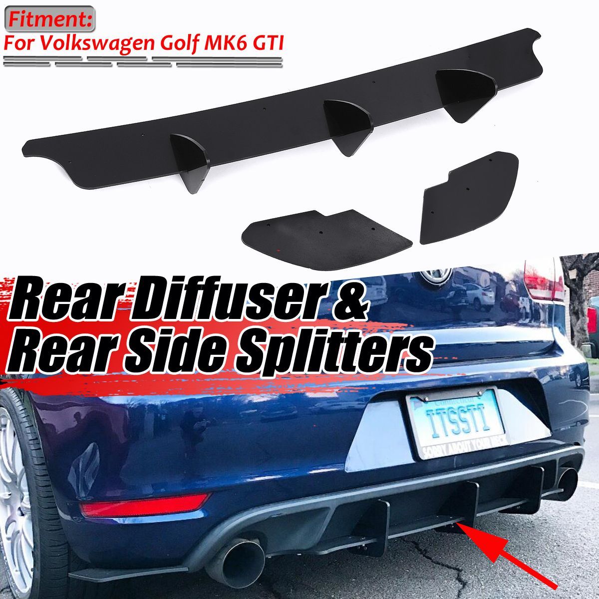 Rear-Bumper-Diffuser-Lip-with-Spoiler-Splitters-For-Volkswagen-Golf-MK6-GTI-2008-2012-1617879