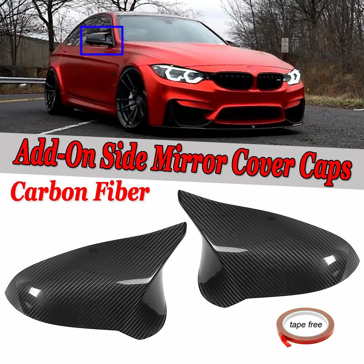 Right-Hand-Side-Performance-Style-Carbon-Fiber-Side-Car-Mirror-Cover-Caps-For-BMW-2015-2018-F82-M4-1382889