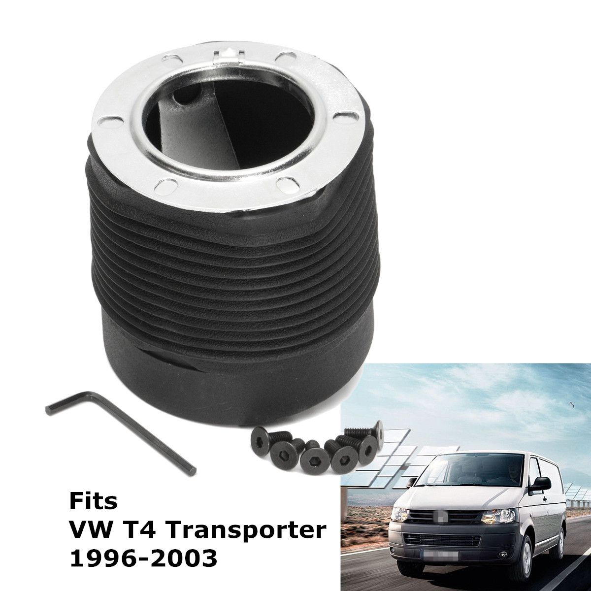 Steering-Wheel-Boss-Kit-Hub-Release-Adapter-For-VW-T4-Transporter-1996-2003-1254704