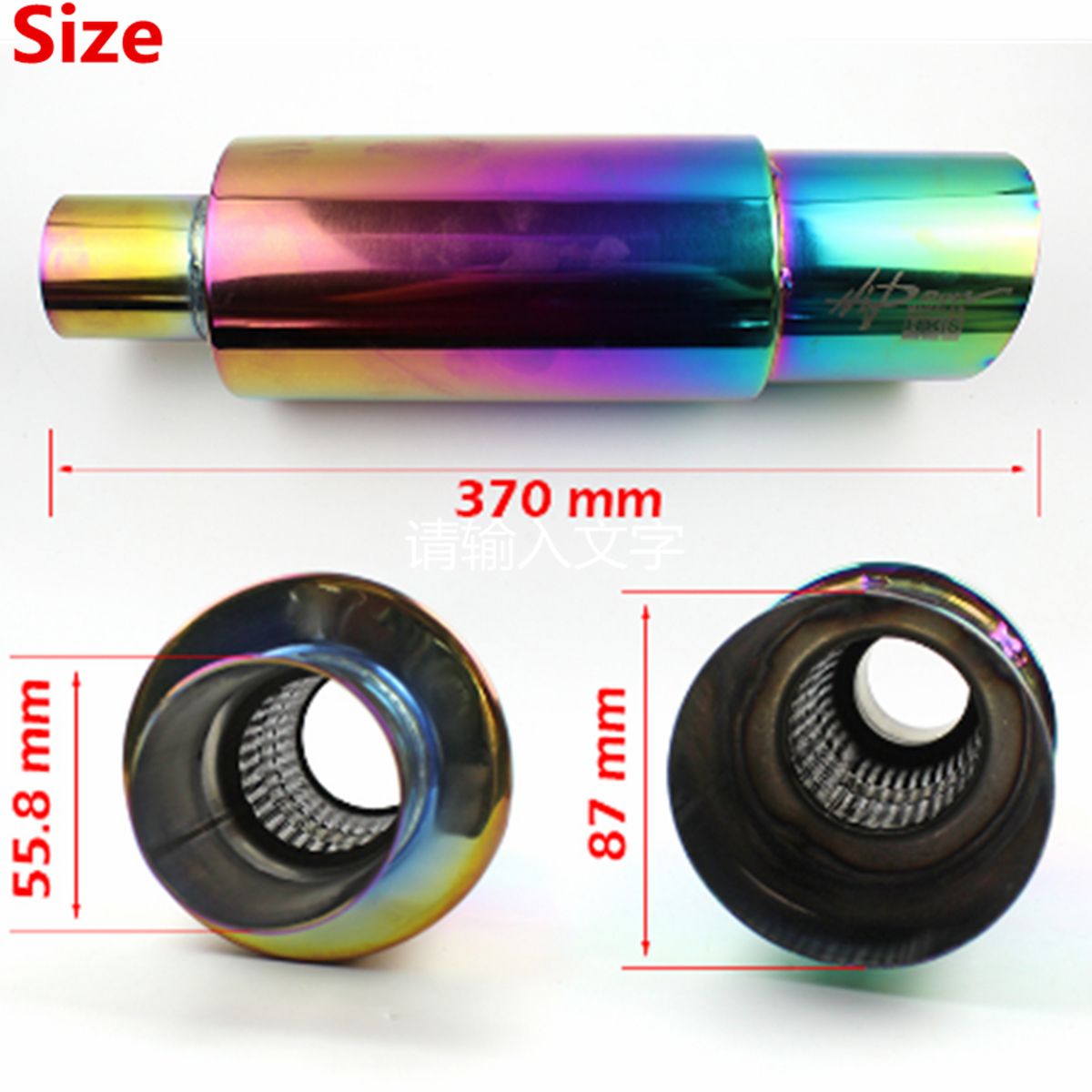 Universal-304-Stainless-Steel-Car-Rear-Exhaust-Pipe-Racing-Tail-Muffler-Tip-Pipe-1262530