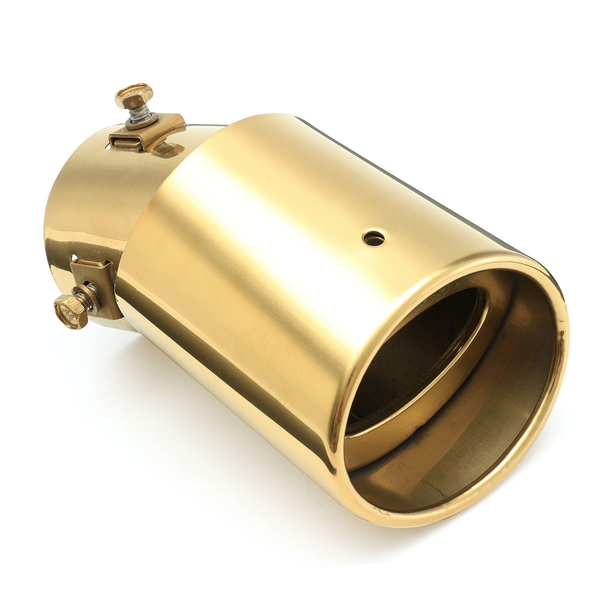 Universal-63mm-Inlet-Exhaust-Muffler-Tip-Silencer-Auto-Gold-Stainless-Steel-1140608