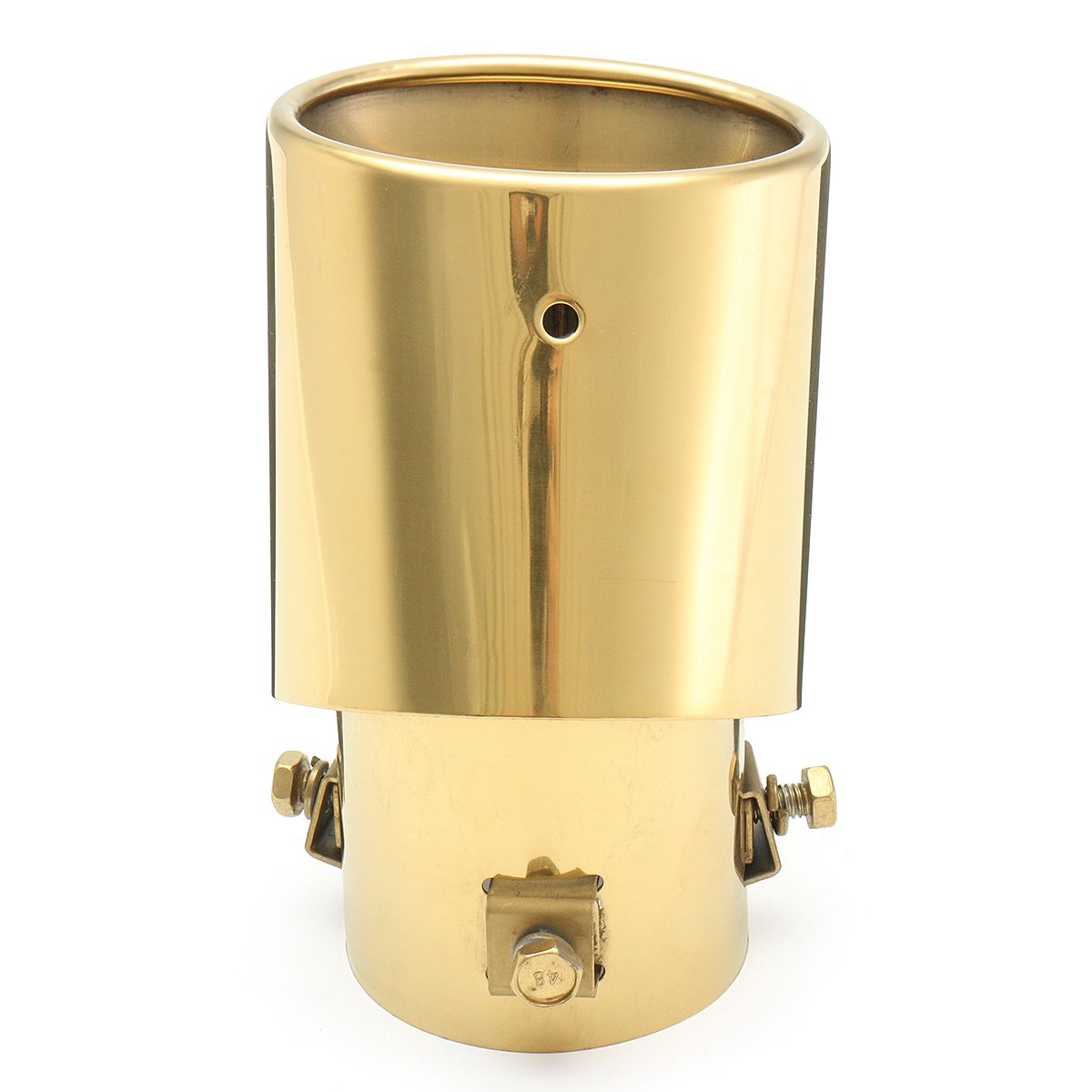 Universal-63mm-Inlet-Exhaust-Muffler-Tip-Silencer-Auto-Gold-Stainless-Steel-1140608