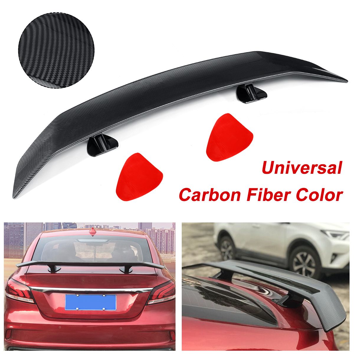 Universal-ABS-Carbon-Fiber-Color-Rear-Trunk-Wing-Spoiler-Adhesive-Type-for-Sedan-Vehicle-1705222