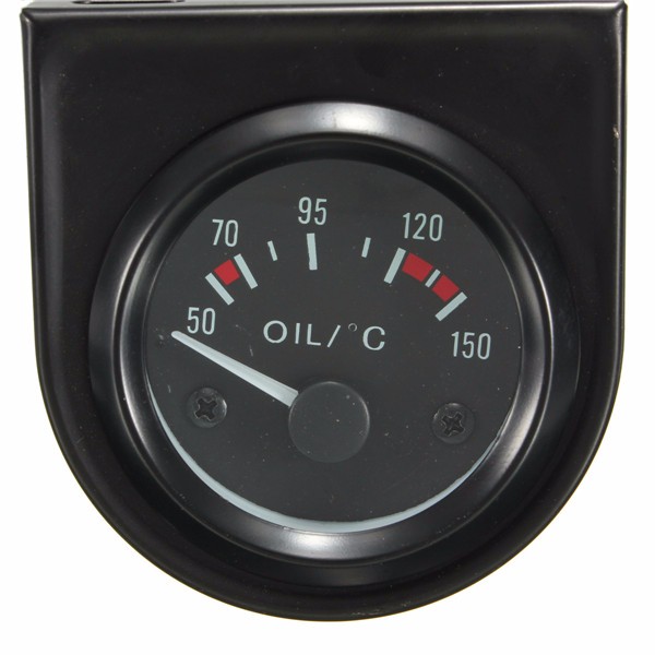 Universal-Car-Black-Pointer-Oil-Temperature-Temp-Gauge-50-150-LED-Light-2quot-52mm-Universal-Car-Bla-1026779