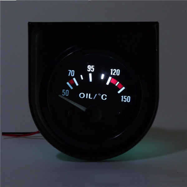 Universal-Car-Black-Pointer-Oil-Temperature-Temp-Gauge-50-150-LED-Light-2quot-52mm-Universal-Car-Bla-1026779