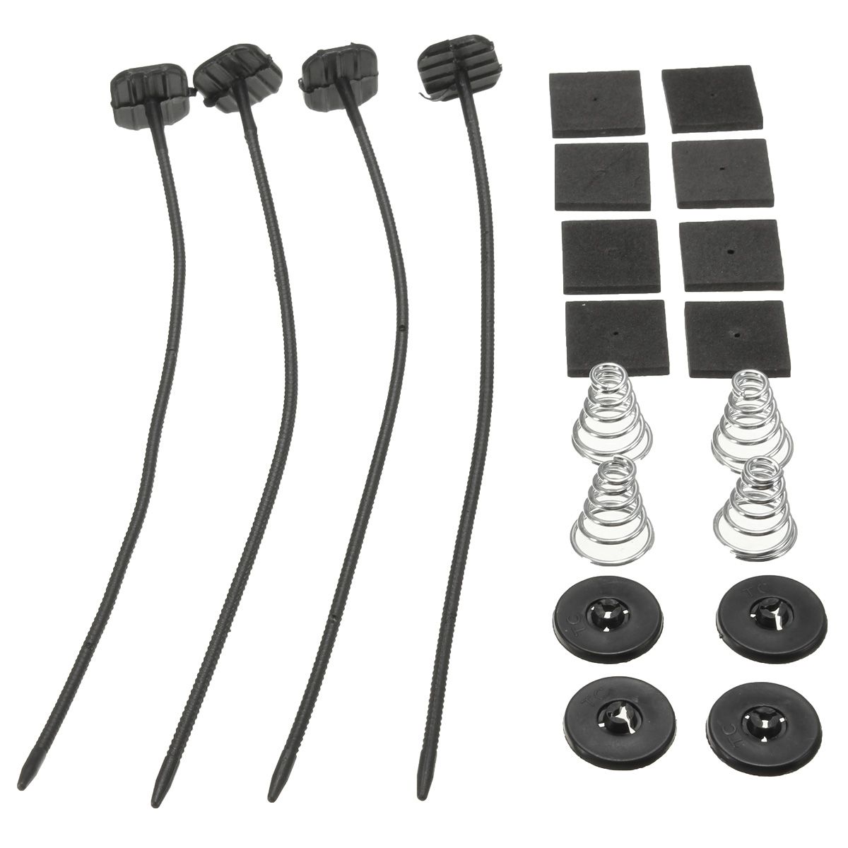 Universal-Car-Electric-Radiator-Cooling-Cooler-Fan-Mount-Fitting-Kit-Slim-Line-1012581