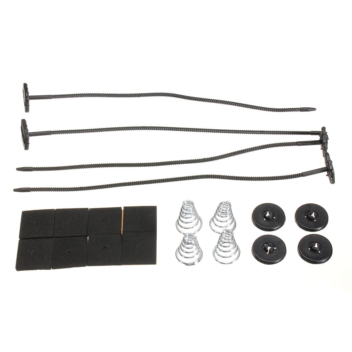 Universal-Car-Electric-Radiator-Cooling-Cooler-Fan-Mount-Fitting-Kit-Slim-Line-1012581