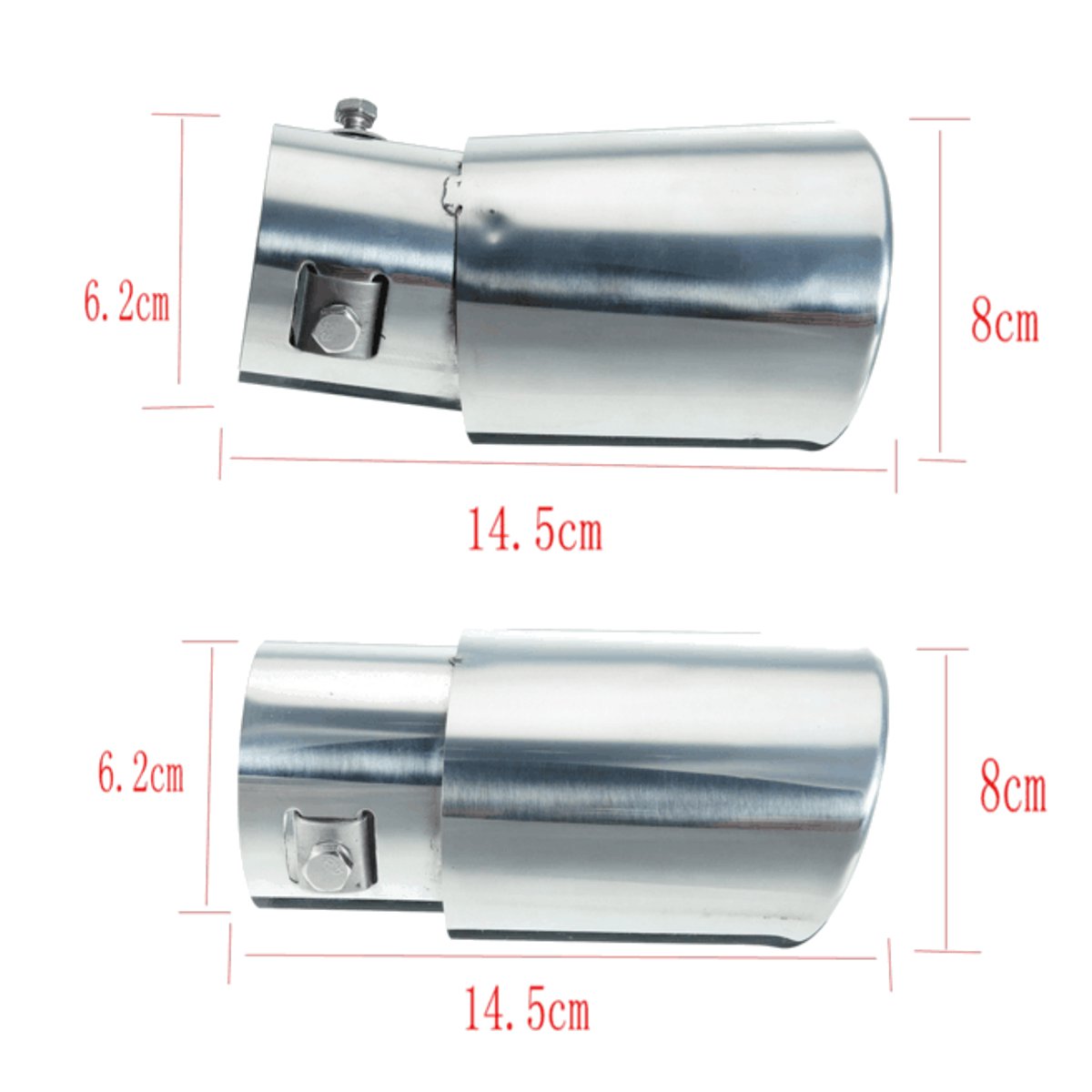 Universal-Car-Exhause-Muffler-Stainless-Steel-Pipe-Modified-Rear-Tail-Throat-1228453