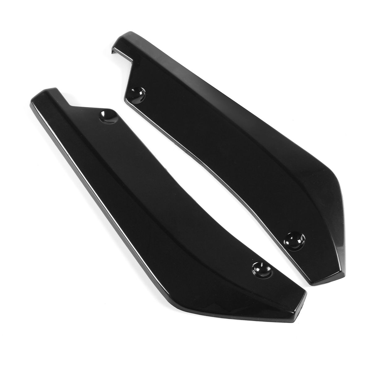 Universal-Car-Rear-Bumper-Protector-Lip-Wrap-Angle-Splitters-Bright-Black-2pcs-1357801