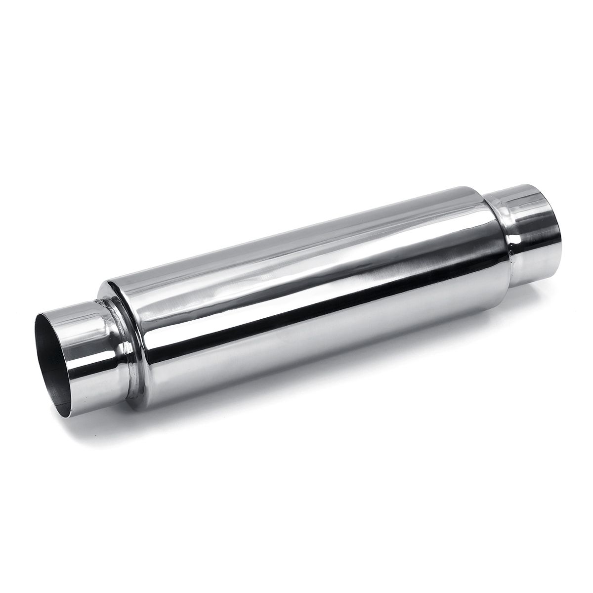 Universal-Exhaust-Muffler-Silencer-Glass-Pack-12quot-Long-3quot-Inlet-Outlet-1410639