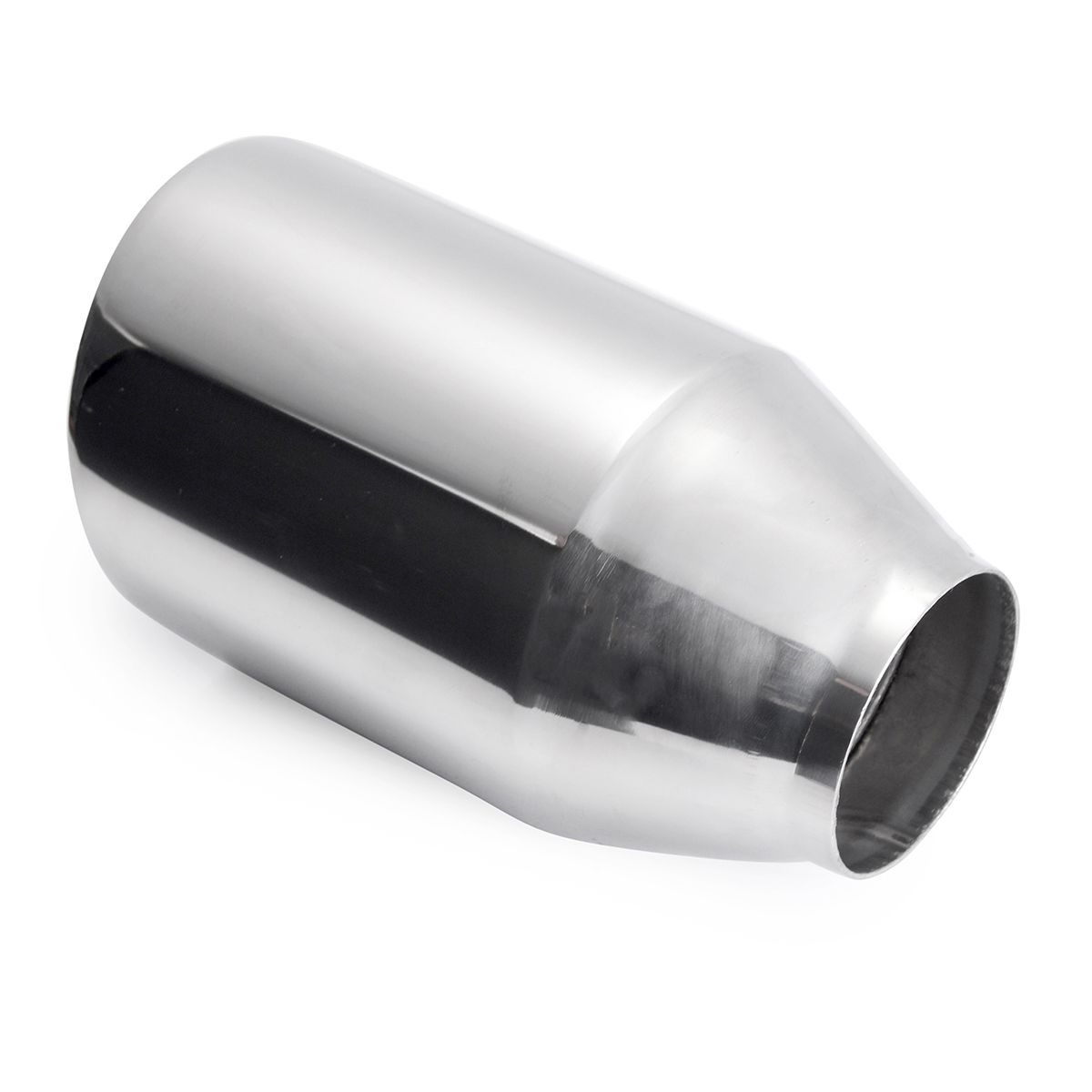 Universal-Stainless-Steel-Exhaust-Muffler-Double-Wall-Round-Slant-25-Inch-Inelt-4-Inch-Outlet-1352073
