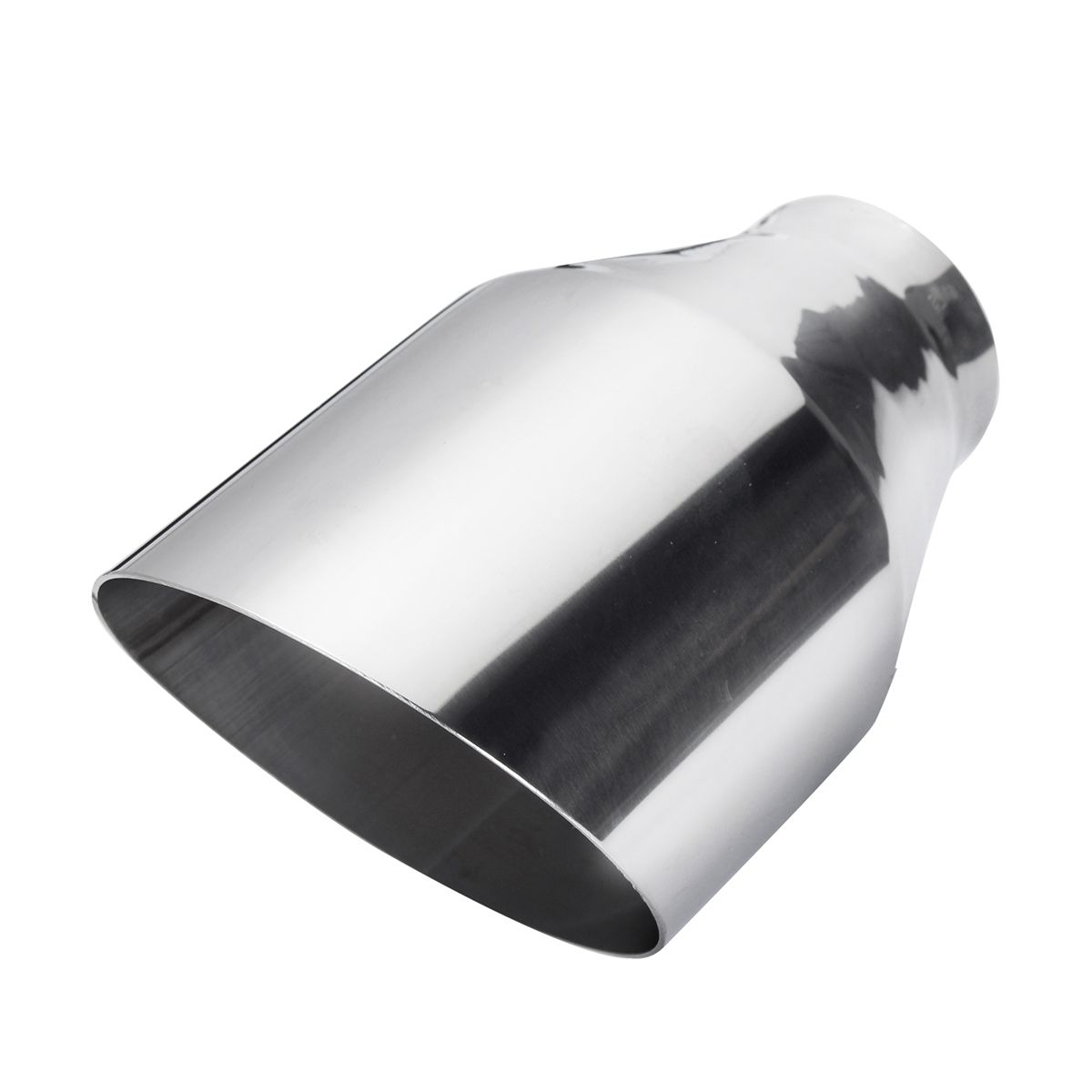 Universal-Stainless-Steel-Exhaust-Muffler-Round-Slant-225-Inch-Inelt-4-Inch-Outlet-1353799