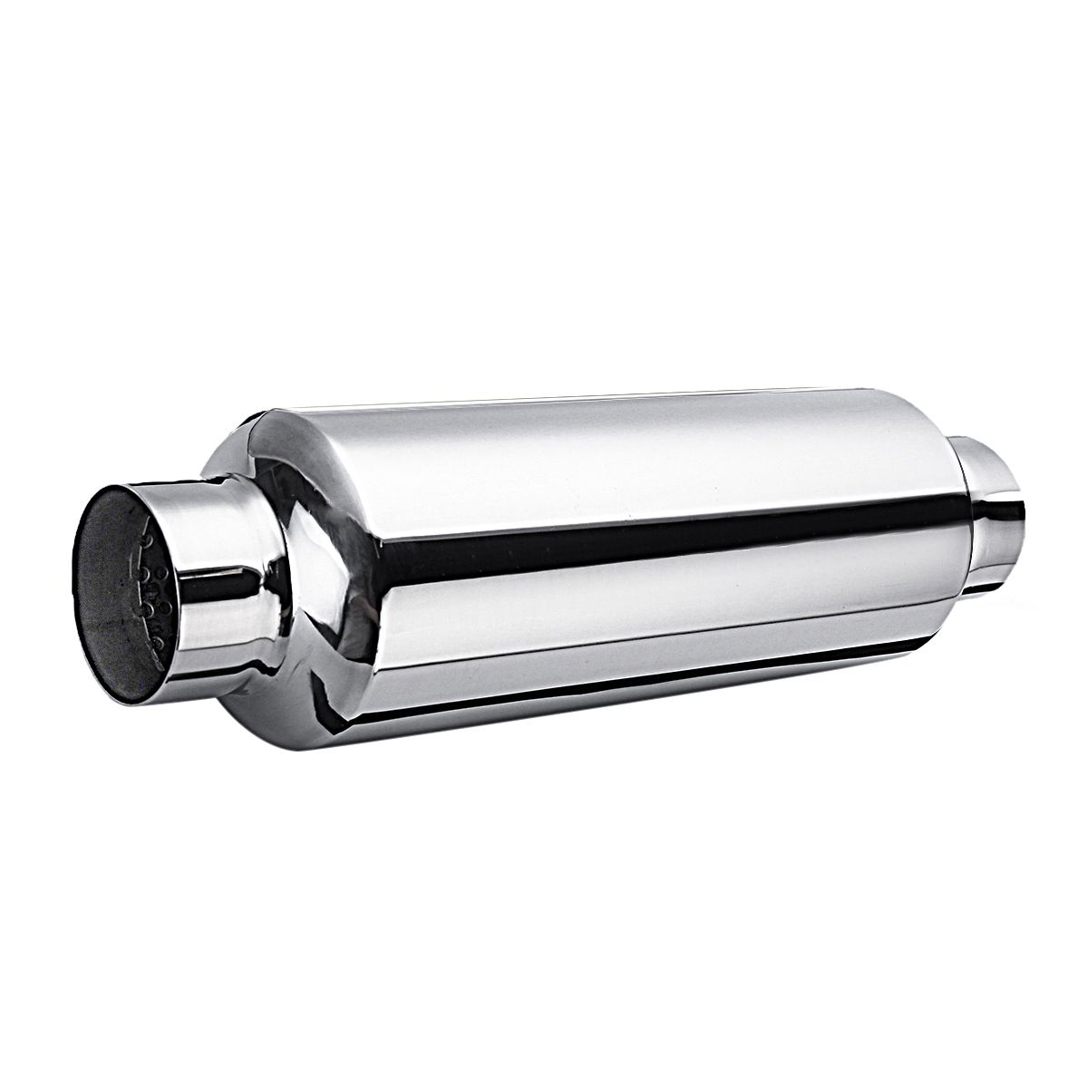 Universal-Turbine-Exhaust-Muffler-Resonator-304-Stainless-Steel-25-Inch-Inlet-25-Inch-Outlet-1436400