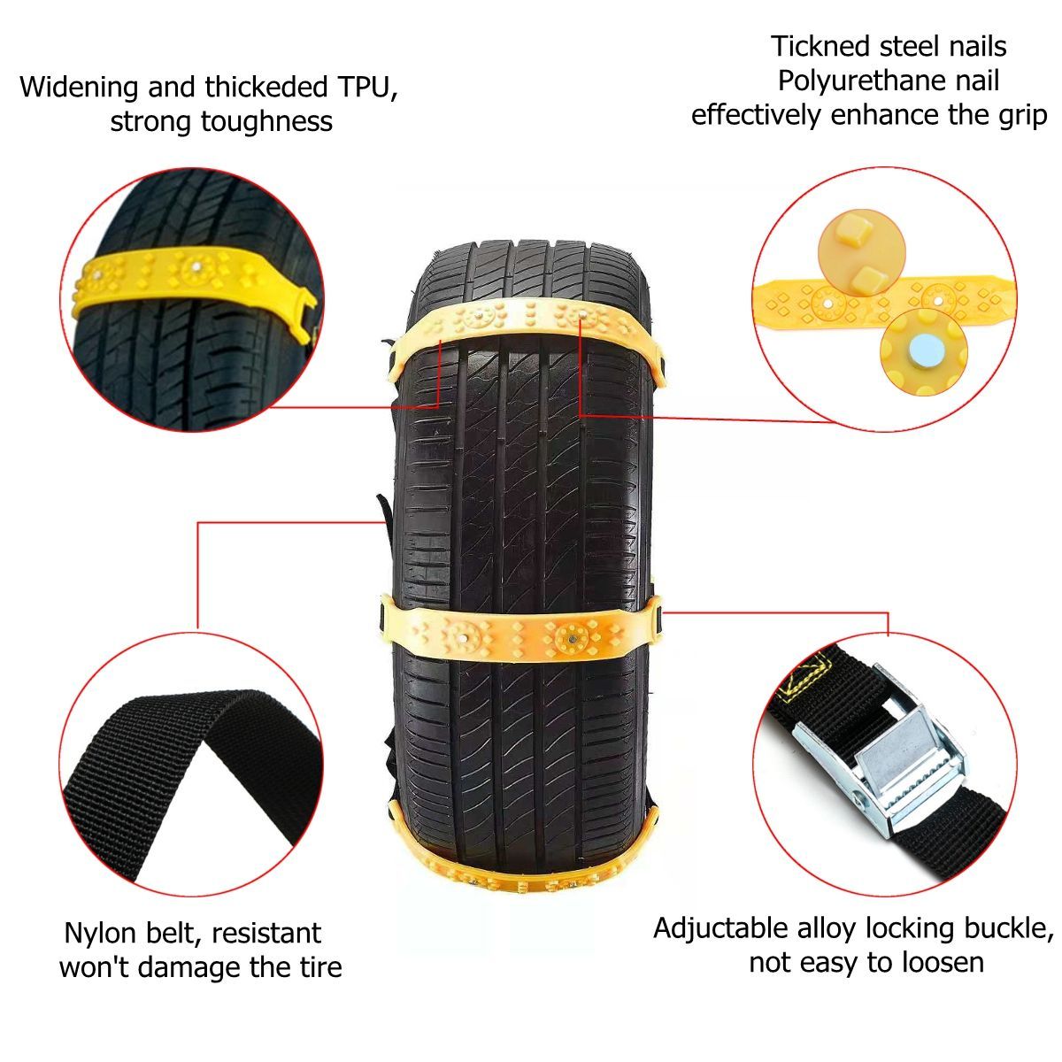 Universal-Width-165-to-275mm-Anti-slip-Car-Snow-Tire-Chain-Truck-SUV-Emergency-Tool-1395442