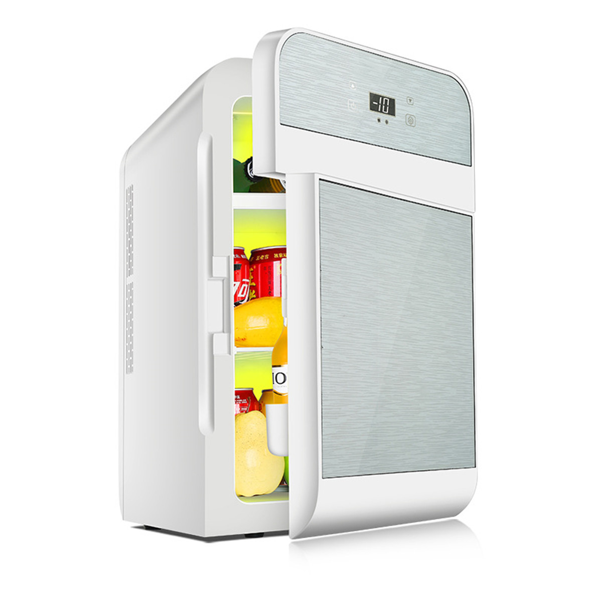 20L-Single-Dual-core-Car-Mini-Fridge-Travel-Cool--Warmer-Home-Refrigerator-220V12V-1520135