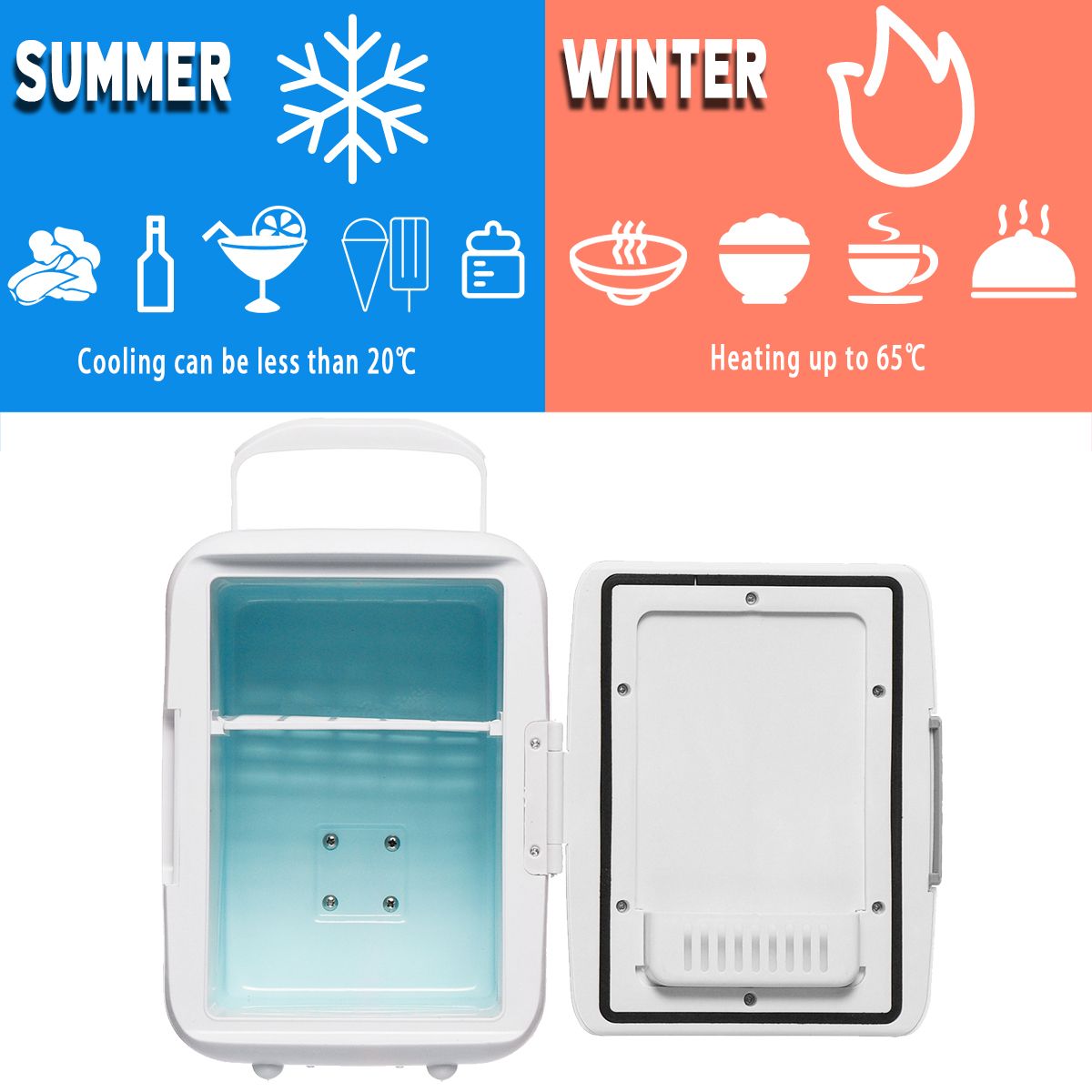 4L-Electric-Portable-Mini-Fridge-Refrigerator-Cooler-Freezer-12V220V-for-Car-Home-1476725