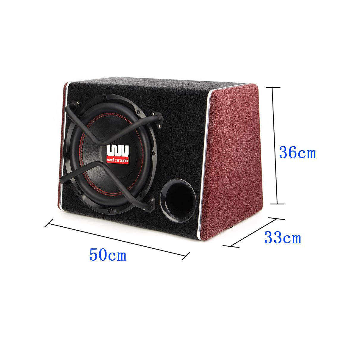 12-Inch-1200w-12v-Snow-Velvet-Trapezoidal-High-Power-Active-Car-Amplifier-Subwoofer-1382254