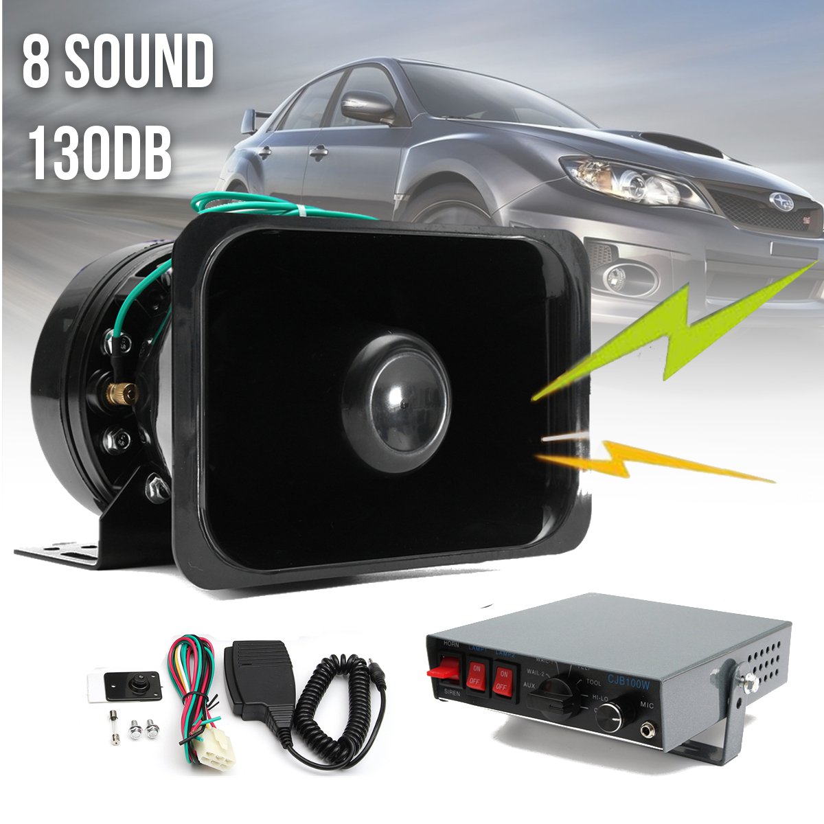 12V-8-Sound-Car-Truck-Warning-Alarm-Loud-Speaker-Siren-Horn-MIC-System-Megaphone-1365629