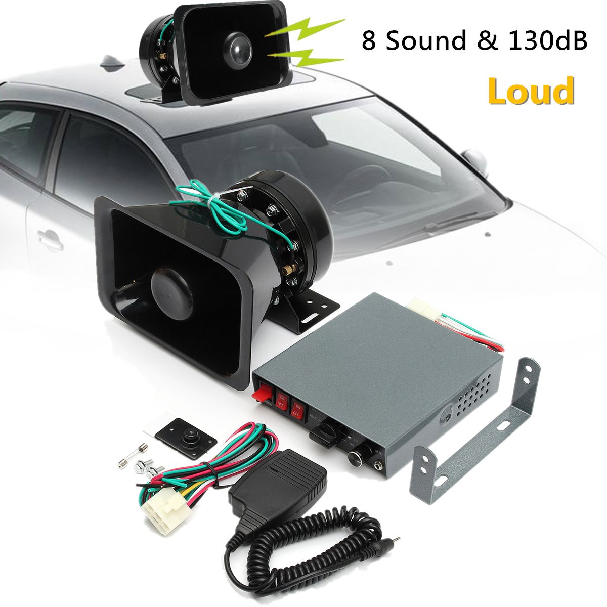12V-8-Sound-Car-Truck-Warning-Alarm-Loud-Speaker-Siren-Horn-MIC-System-Megaphone-1365629