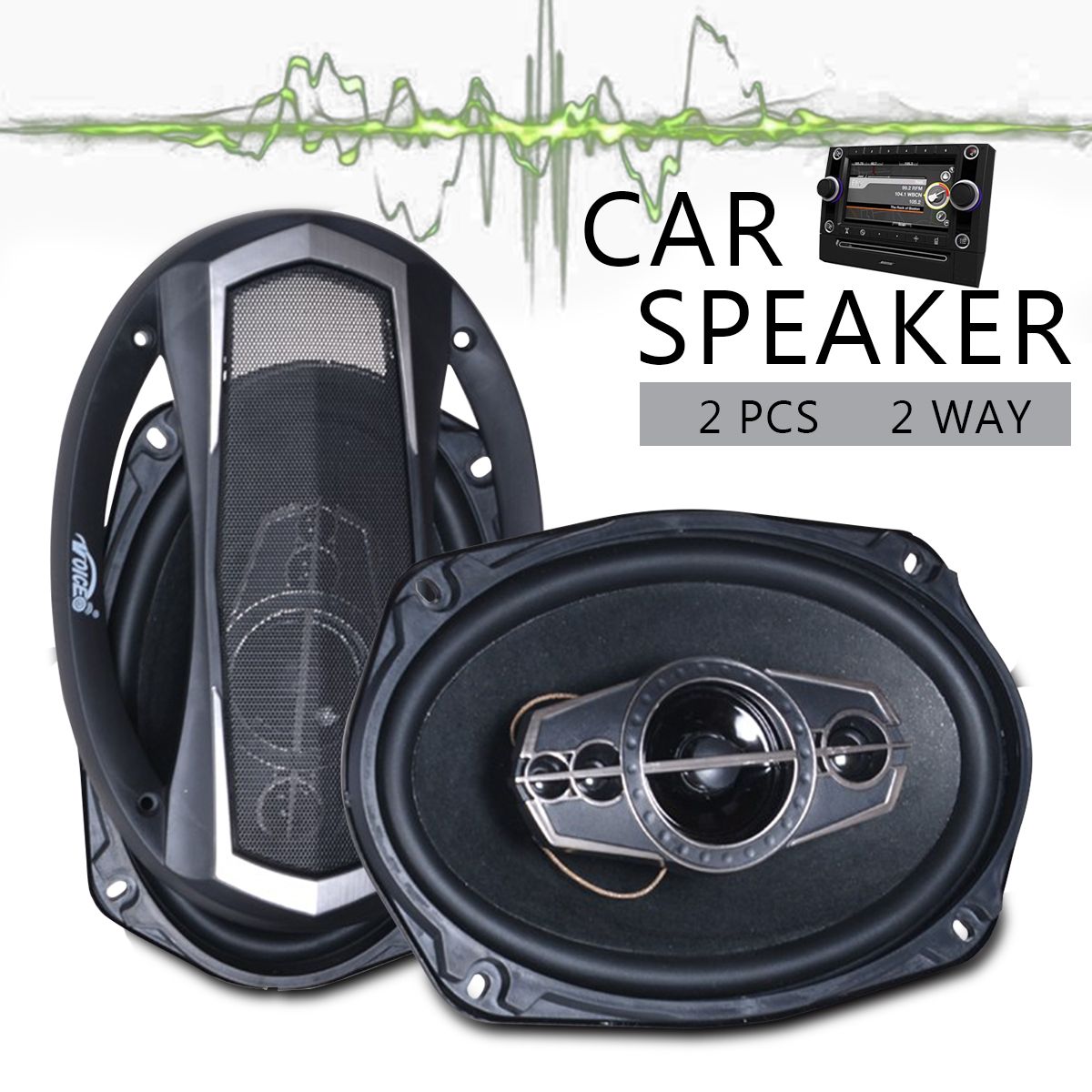 2-x-Universal-6x9-500W-2-Way-Coaxial-Auto-Car-Speaker-Replacement-Audio-Music-1346641