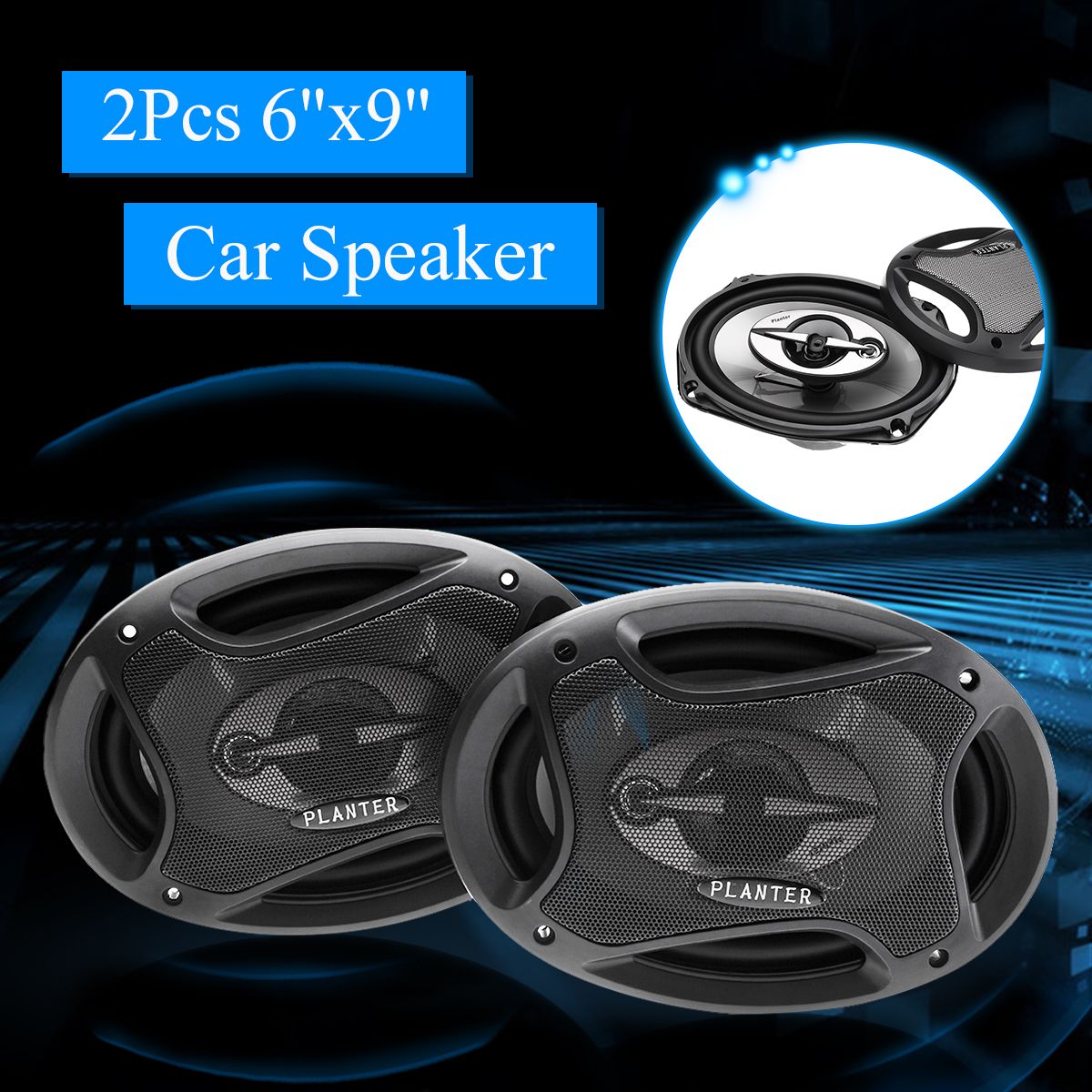 2Pcs-1000W-6x9-Inch-3-Way-25-Ohms-Super-Tone-Car-Door-Coaxial-Dash-Audio-Speakers-1241819