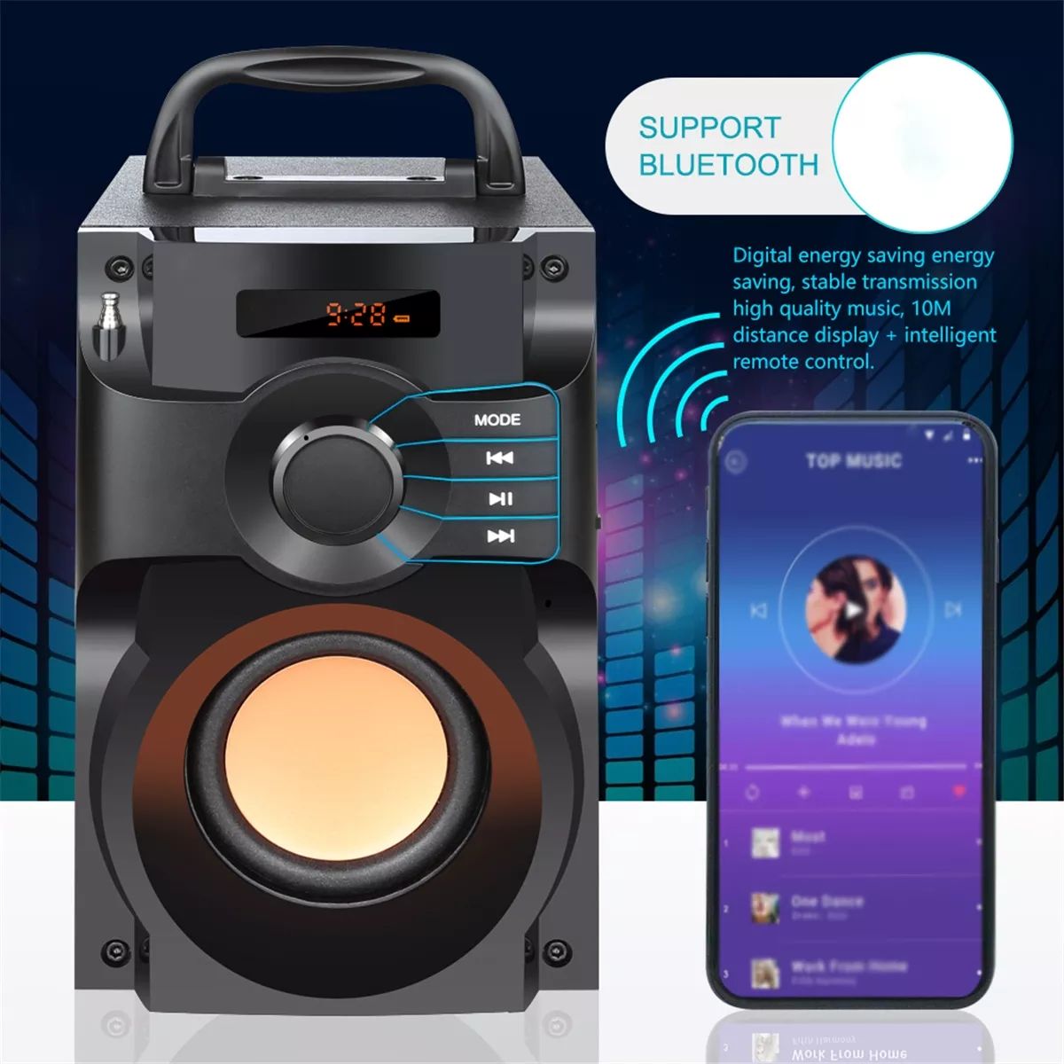 A100-Wireless-bluetooth-Subwoofer-Heavy-Bass-Big-Speaker-Boombox-Sound-Box-Support-FM-TF-AUX-1558881