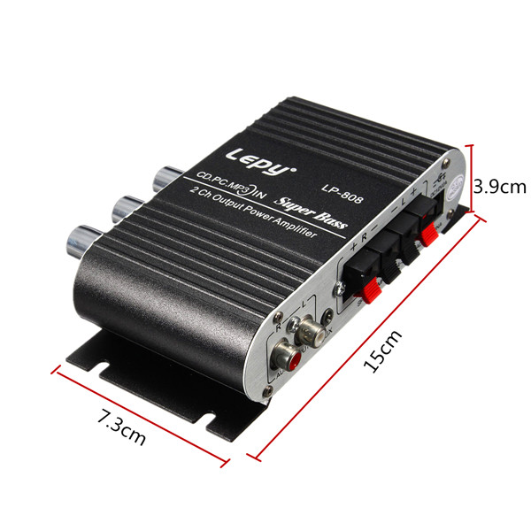 Lepy-LP-808-12V-Mini-Car-Motorcycle-Home-Hi-Fi-Stereo-Amplifier-Amp-Audio-For-Speaker-DVD-CD-1005078