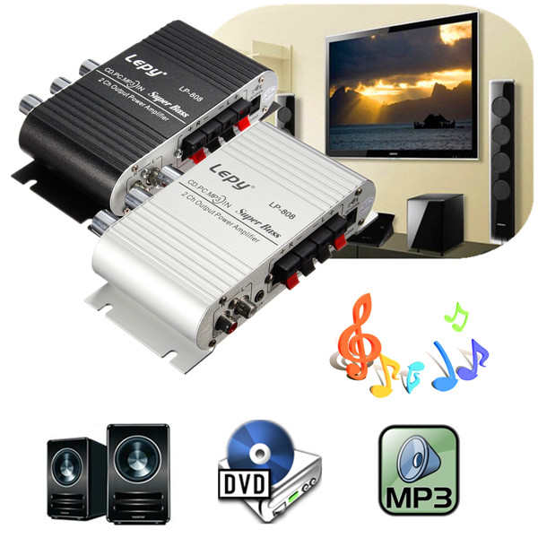 Lepy-LP-808-12V-Mini-Car-Motorcycle-Home-Hi-Fi-Stereo-Amplifier-Amp-Audio-For-Speaker-DVD-CD-1005078