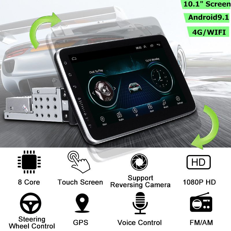 101-Inch-1DIN-for-Android-91-Car-Stereo-Radio-360-Degree-Rotation-Multimedia-Player-8-Core-232G-25D--1626518