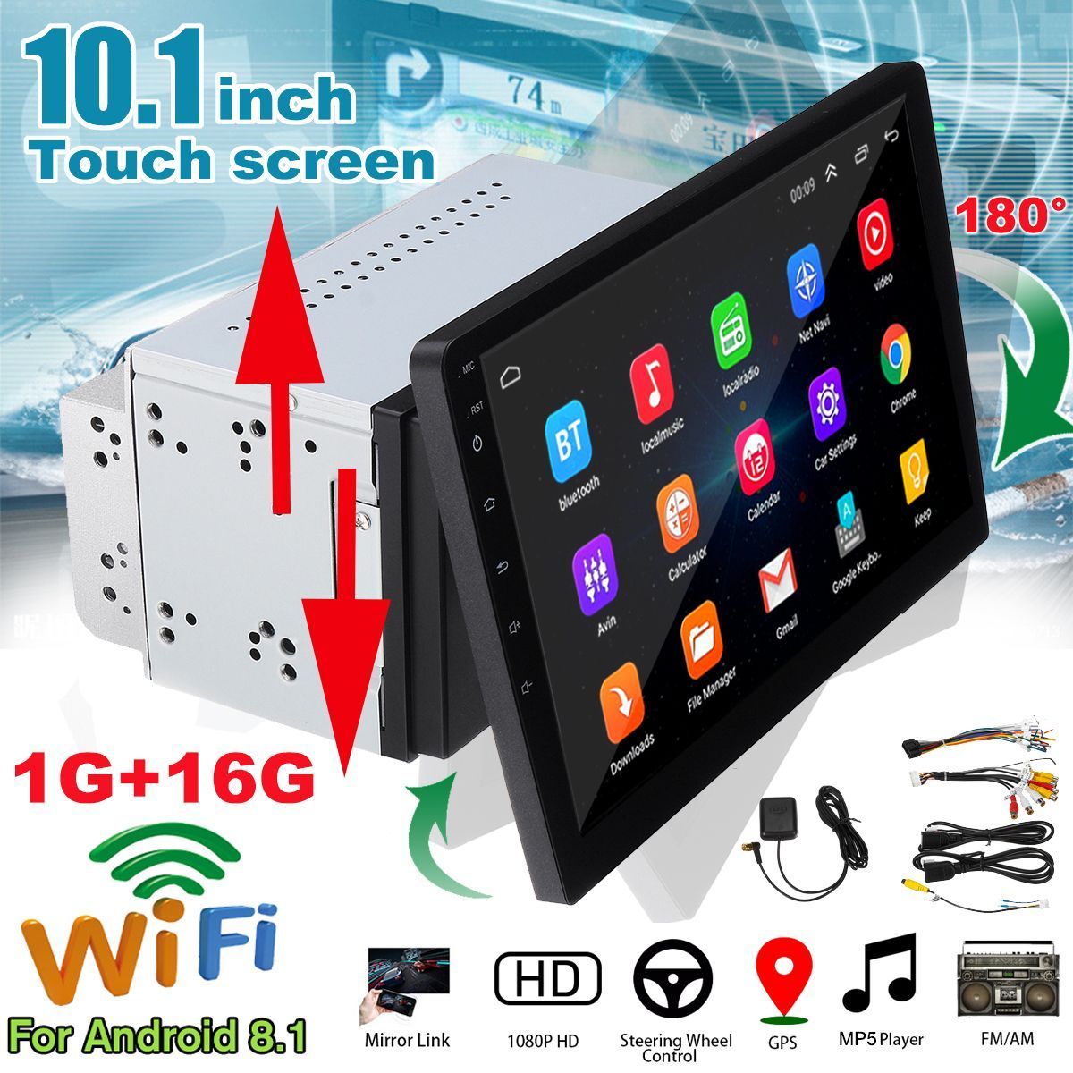 101-Inch-2-DIN-for-Android-81-Car-Stereo-Quad-Core-116GB-180-Degree-Rotable-Screen-GPS-WIFI-Mic-Mirr-1658308