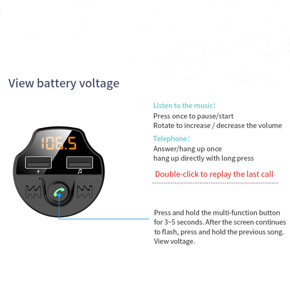 12V-24V-Dual-USB-bluetooth-50-Universal-Wireless-Car-FM-Transmitter-MP3-Player-1769112