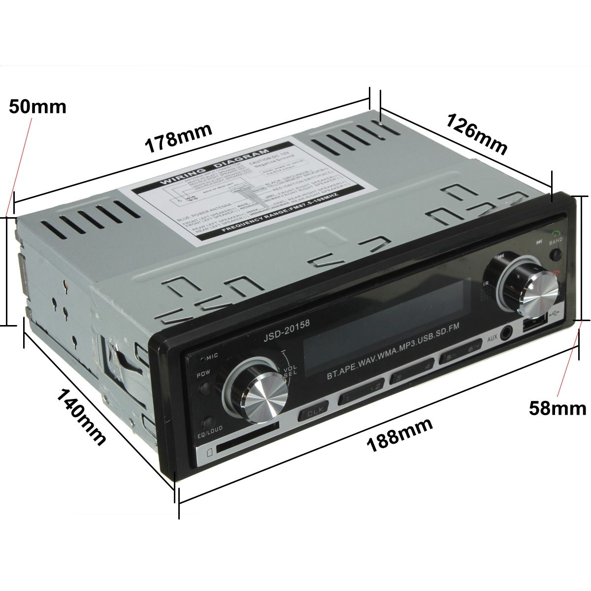 12V-DIN-Auto-Radio-bluetooth-Stereo-Audio-Head-Unit-Player-Car-MP3-Player-Stereo-With-FM-Radio-Multi-1009293