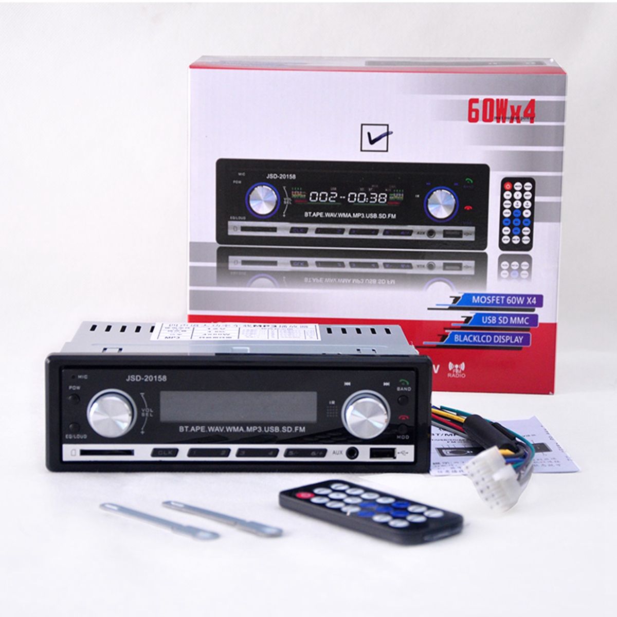 12V-DIN-Auto-Radio-bluetooth-Stereo-Audio-Head-Unit-Player-Car-MP3-Player-Stereo-With-FM-Radio-Multi-1009293